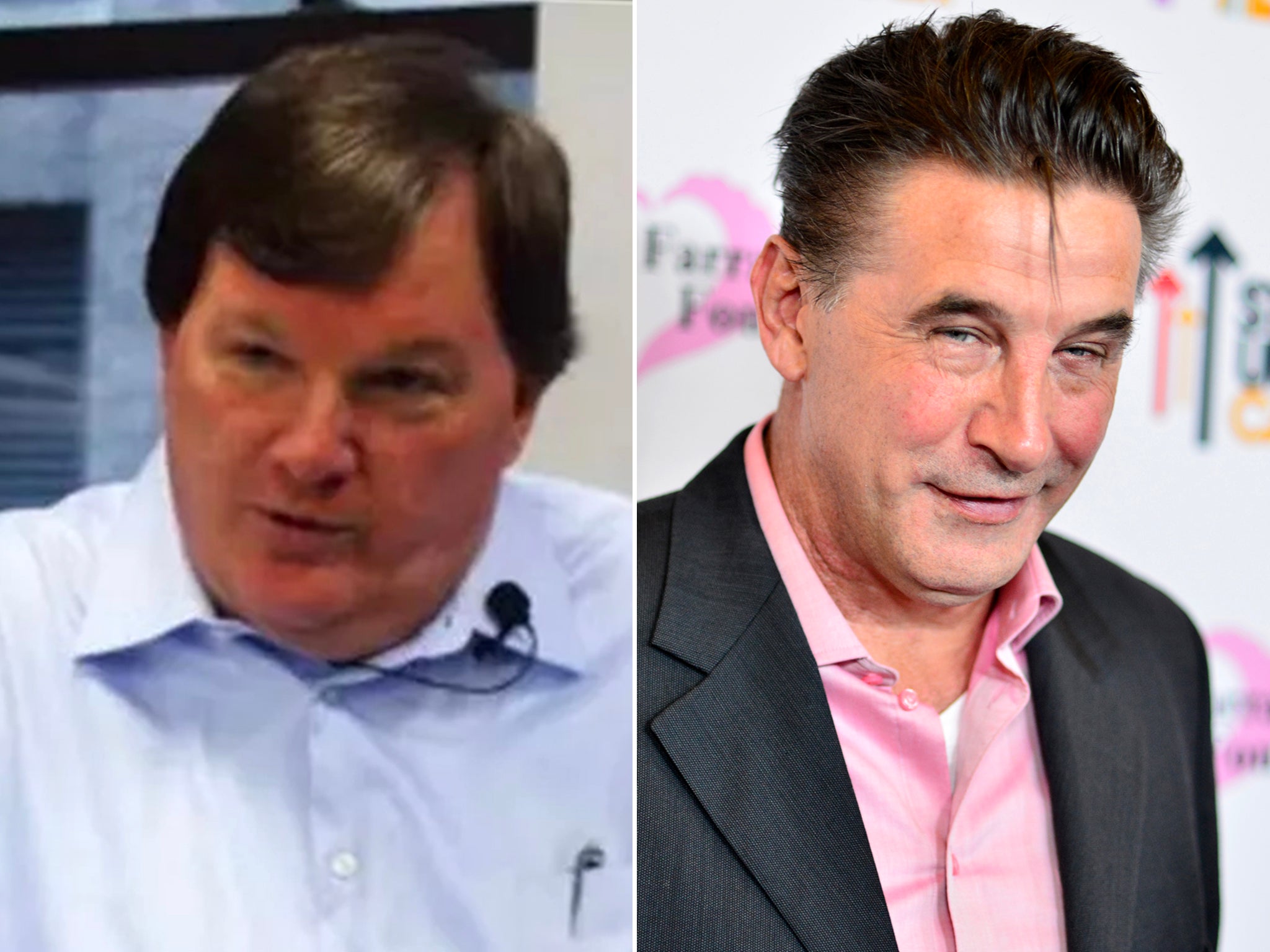 Rex Heuermann (left) and Billy Baldwin (right) were high school classmates