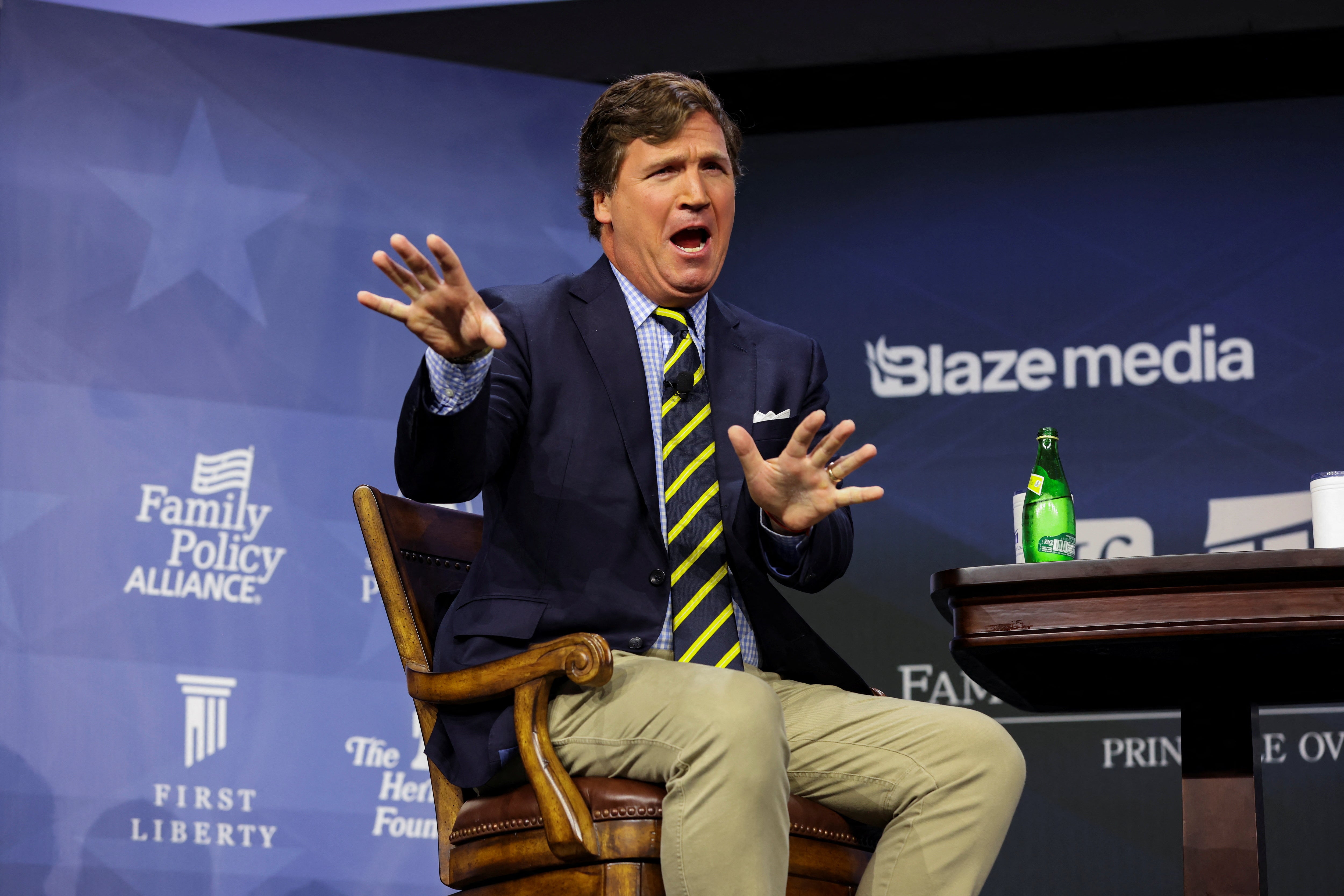 Carlson has repeatedly amplified Kremlin talking points and attacked the president of Ukraine