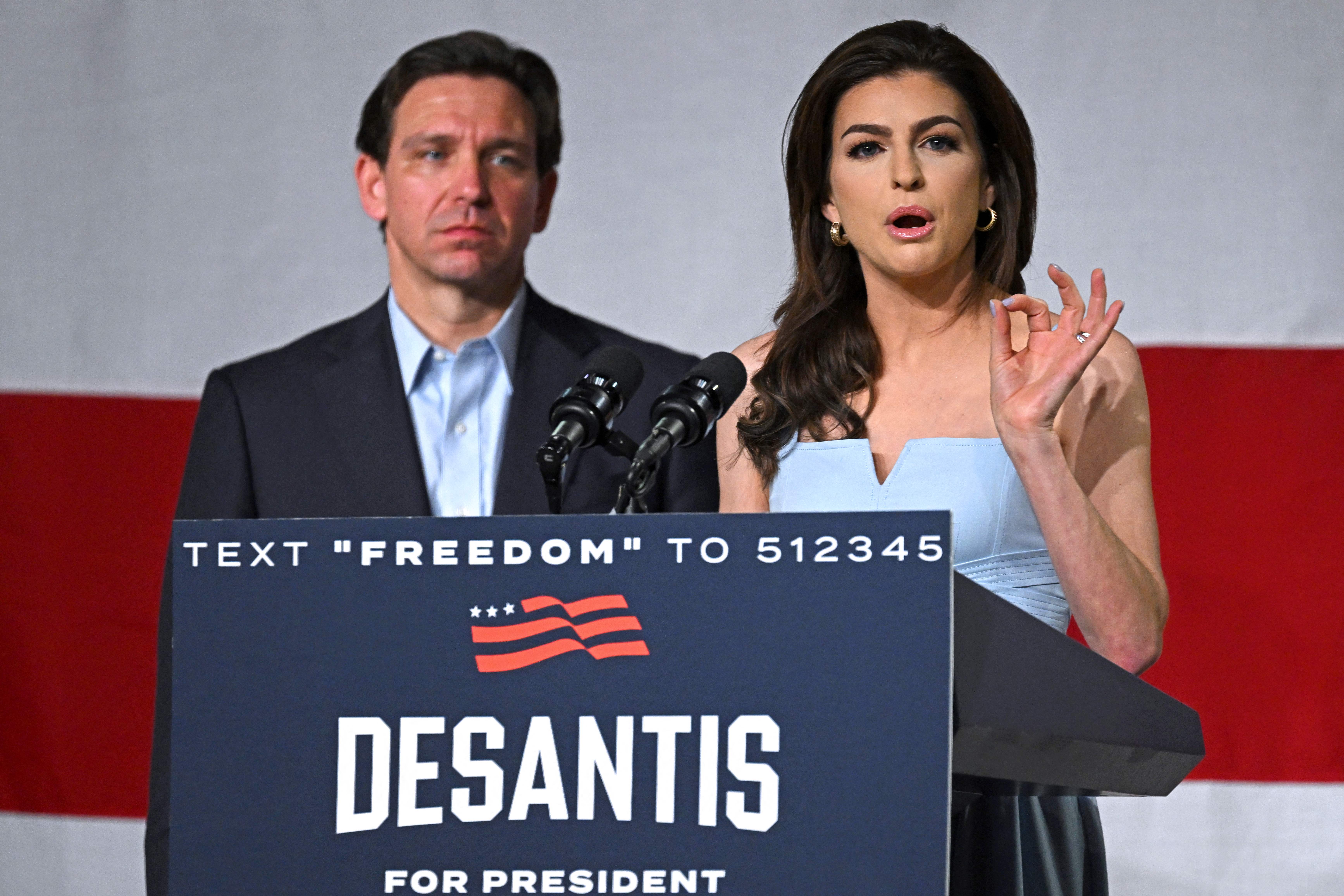 Ron and Casey DeSantis