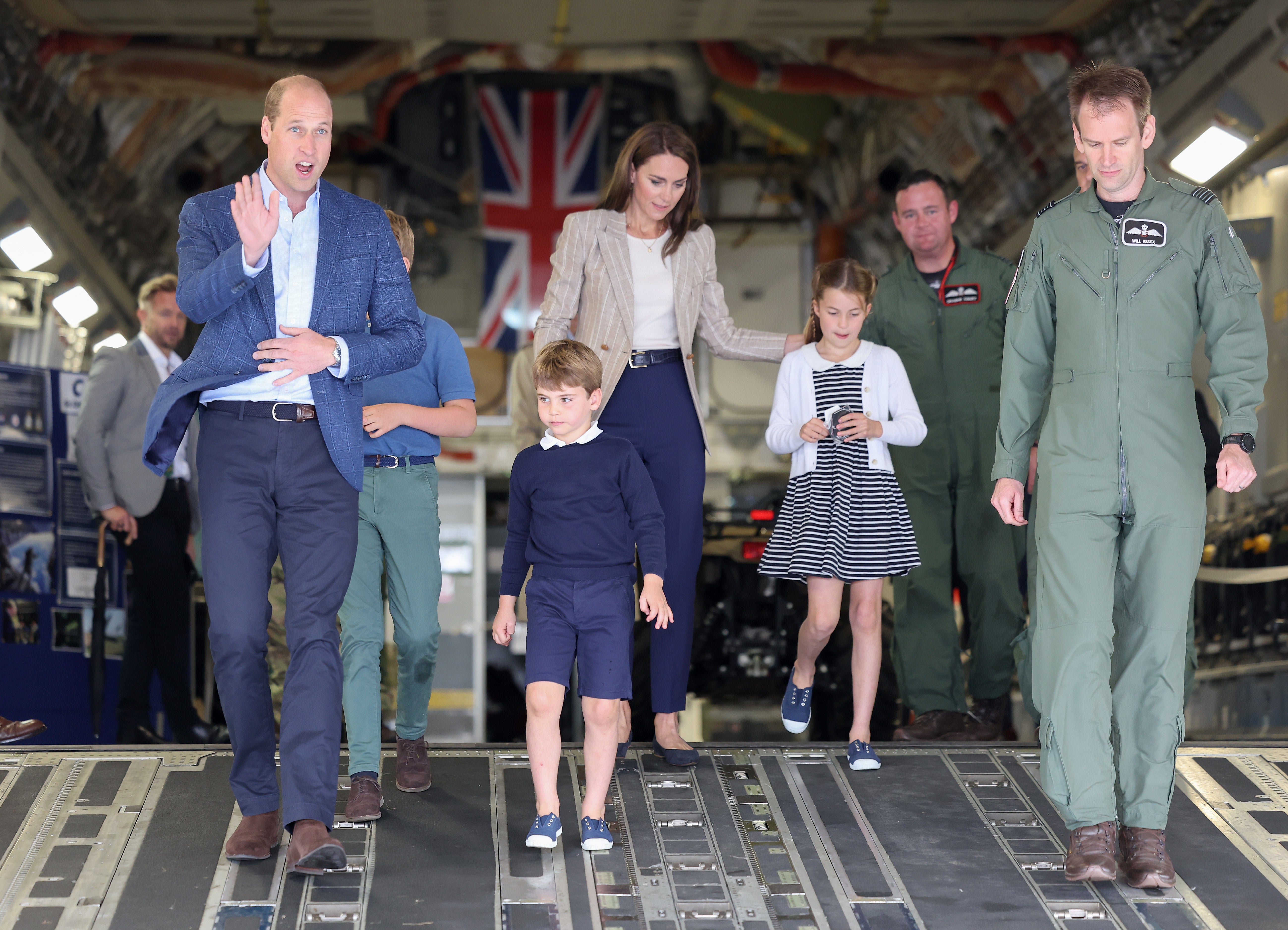 The Waleses at the Royal International Air Tattoo (RIAT) in Gloucestershire