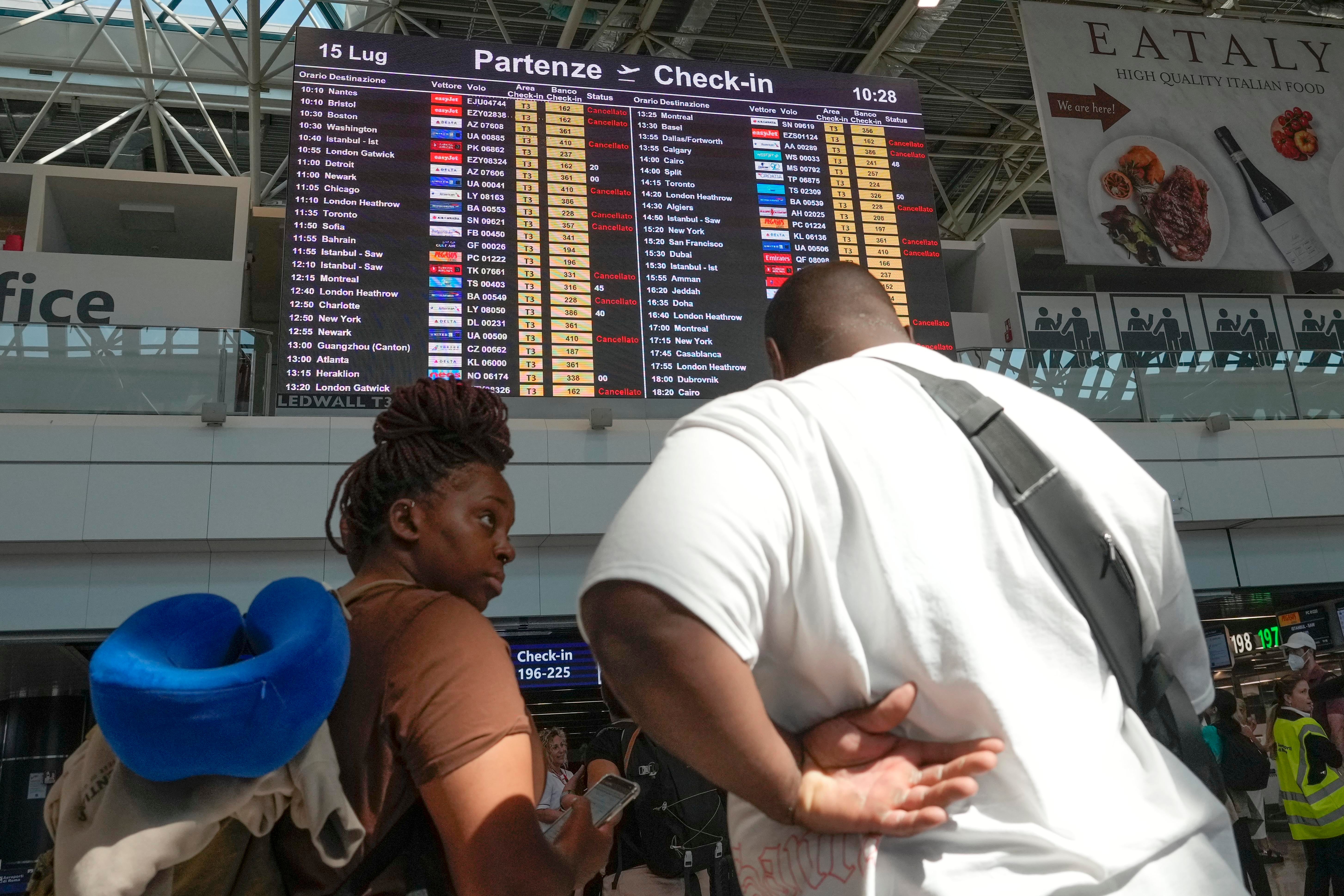 Italy Air Transport Strike