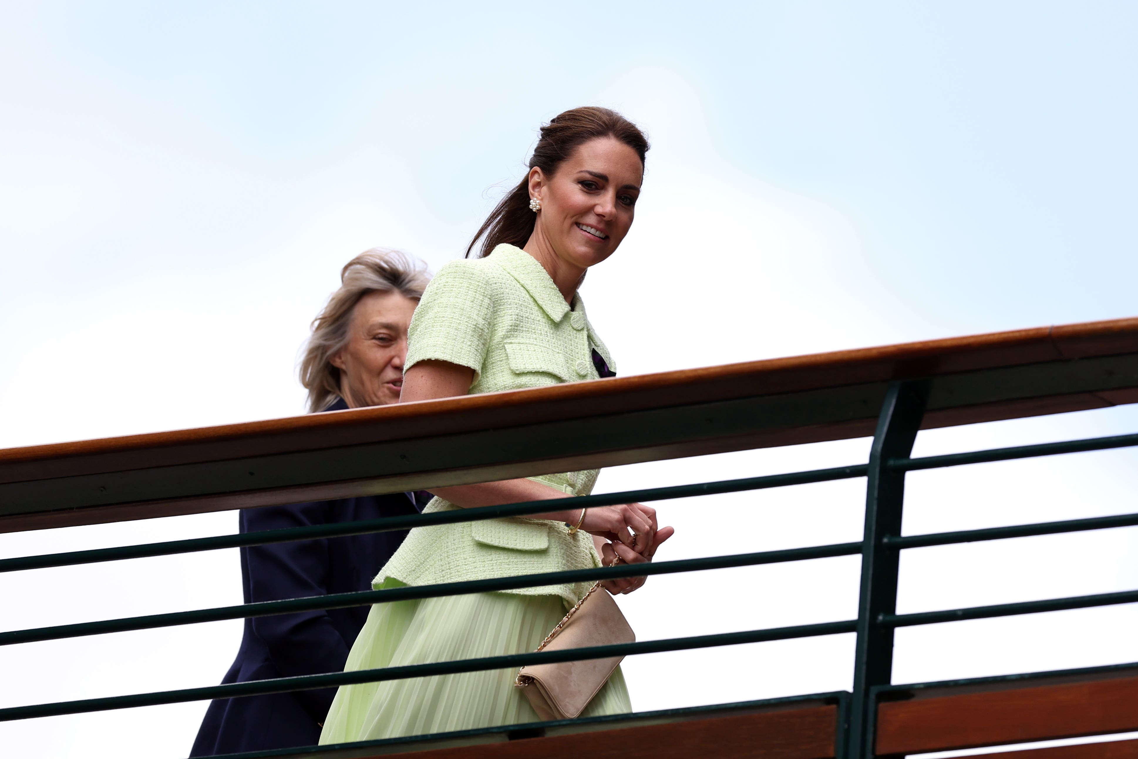 The Princess of Wales arriving on day 13 of the 2023 Wimbledon Championships (Steven Paston/PA)