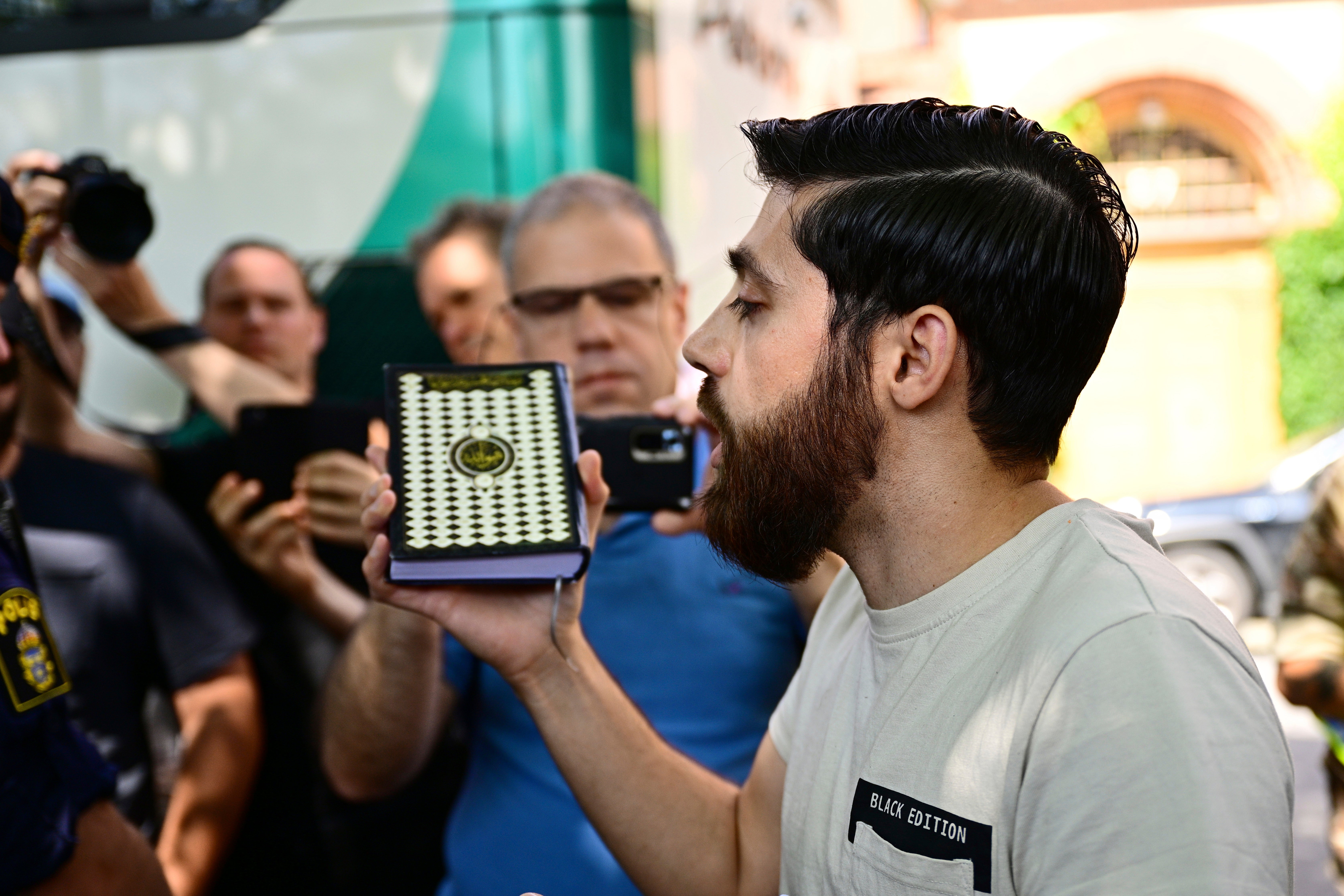 Sweden Israel Burning of Holy Books