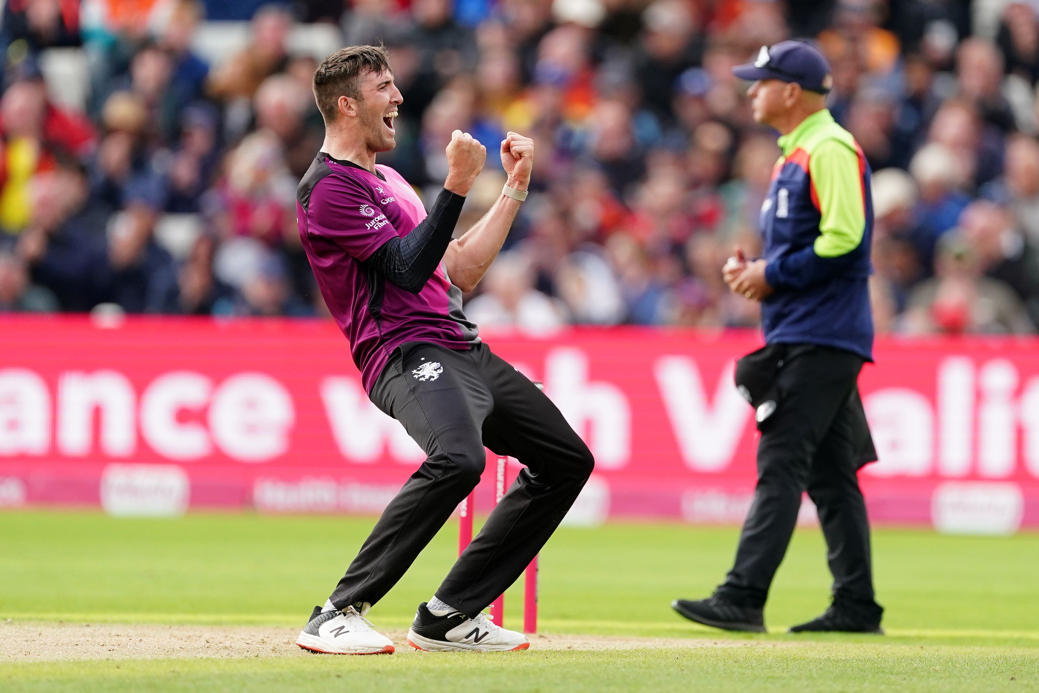 Craig Overton shone for Somerset (Mike Egerton/PA)