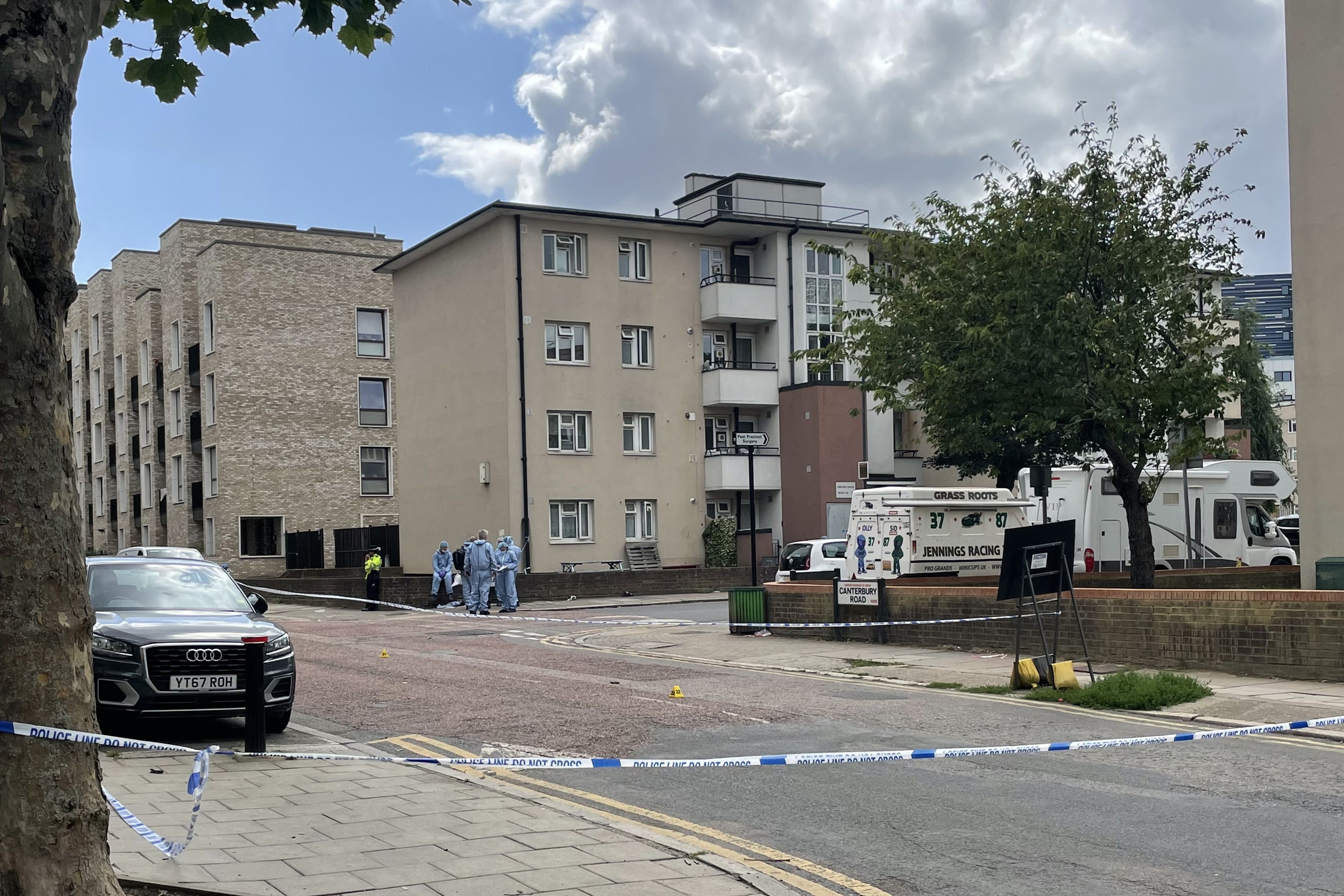 The boy died in Granville Road, Brent, at about 11.30pm on Friday (Ted Hennessey/PA)