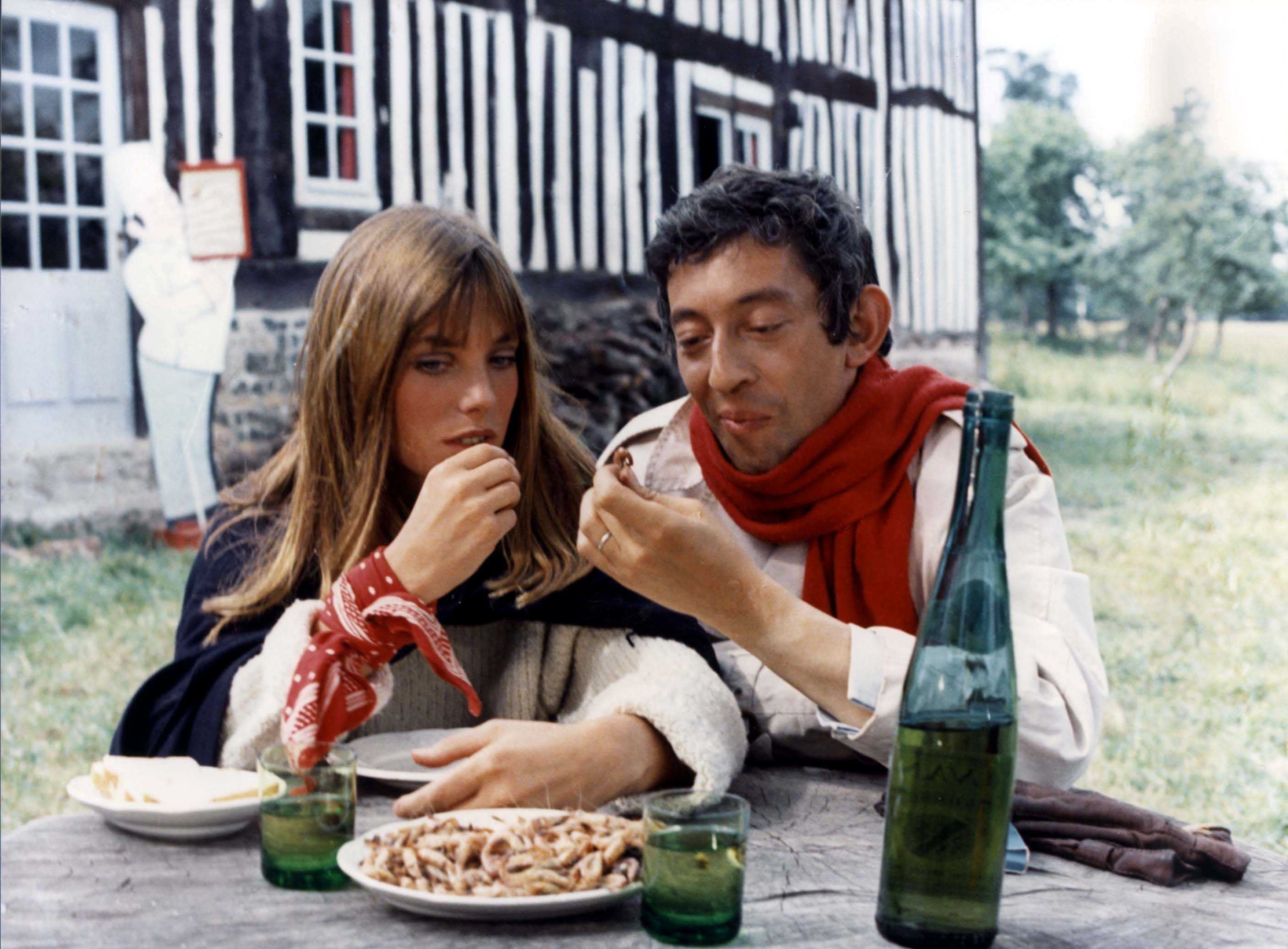 Lovers: Birkin and Gainsbourg in ‘Slogan’ in 1969