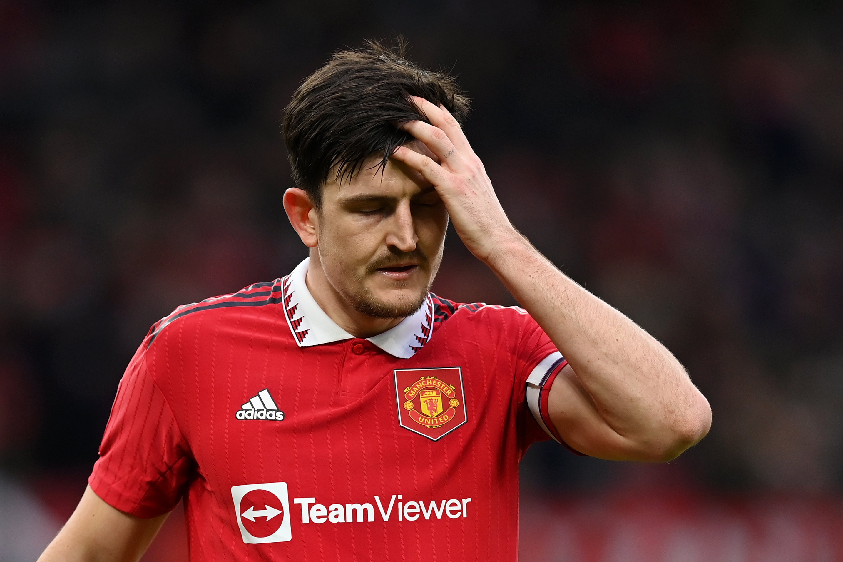 Harry Maguire’s fall from grace has been sharp under Erik ten Hag