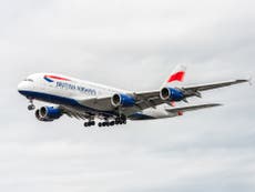 British Airways flight forced to turn back after ‘burning smell’ makes cabin crew ‘dizzy’