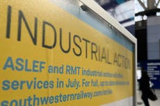 Train drivers’ union announces another overtime ban, causing three weeks of summer travel disruption