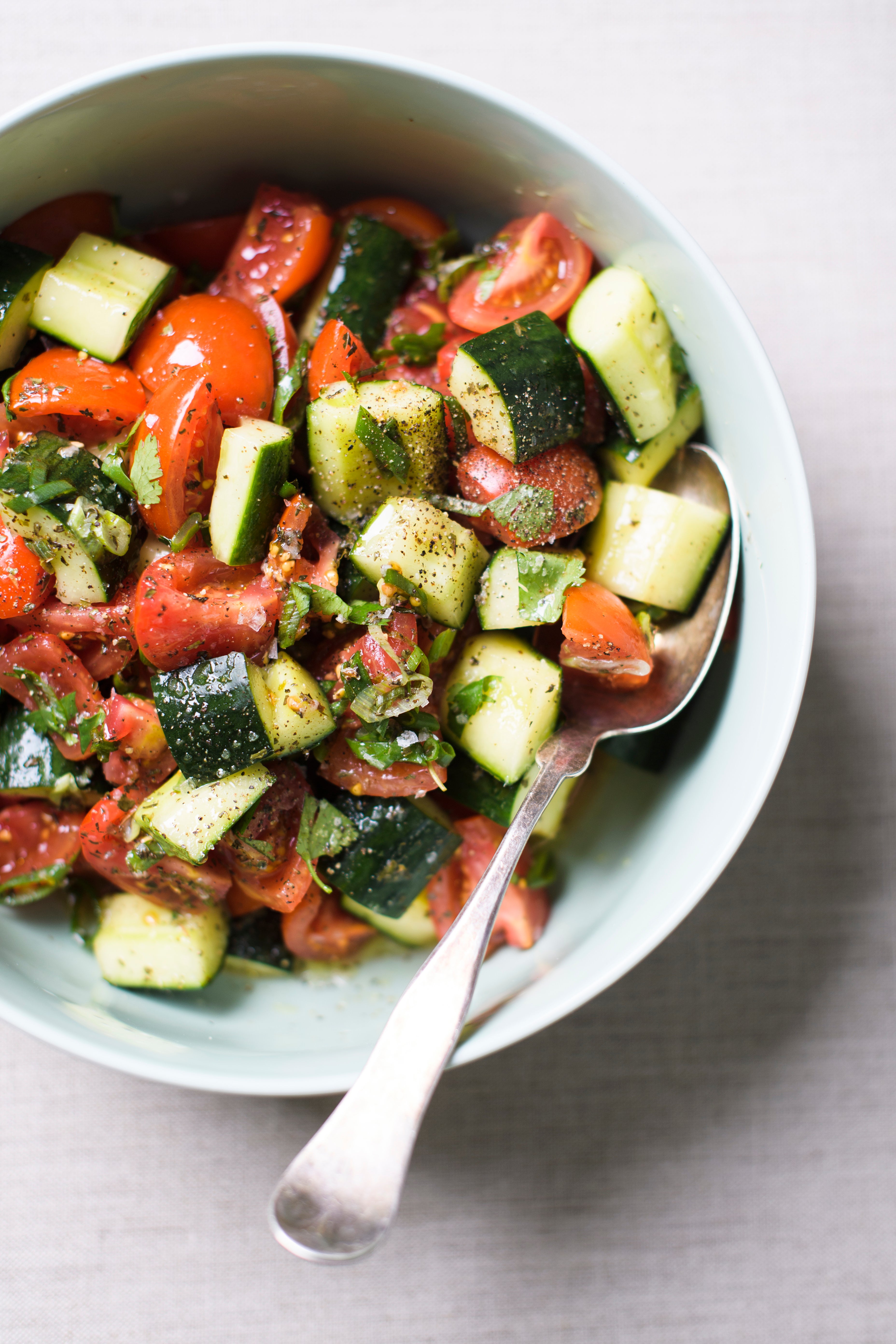 Food-MilkStreet-Tomato Cucumber Salad