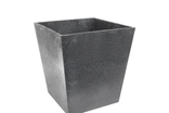 Primeur sonata slate plain square plant pot.png