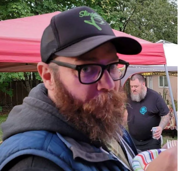 Aron Christensen, 49, was found dead with his four-month-old puppy Buzzo on a hiking trail in Washington’s Cascade Mountains last August