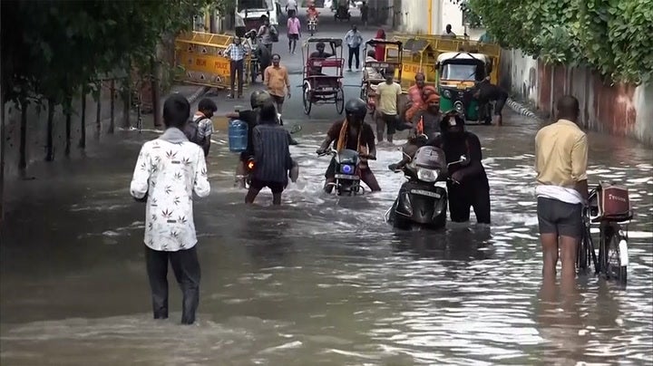 New Delhi flooded as river water levels break 40-year record