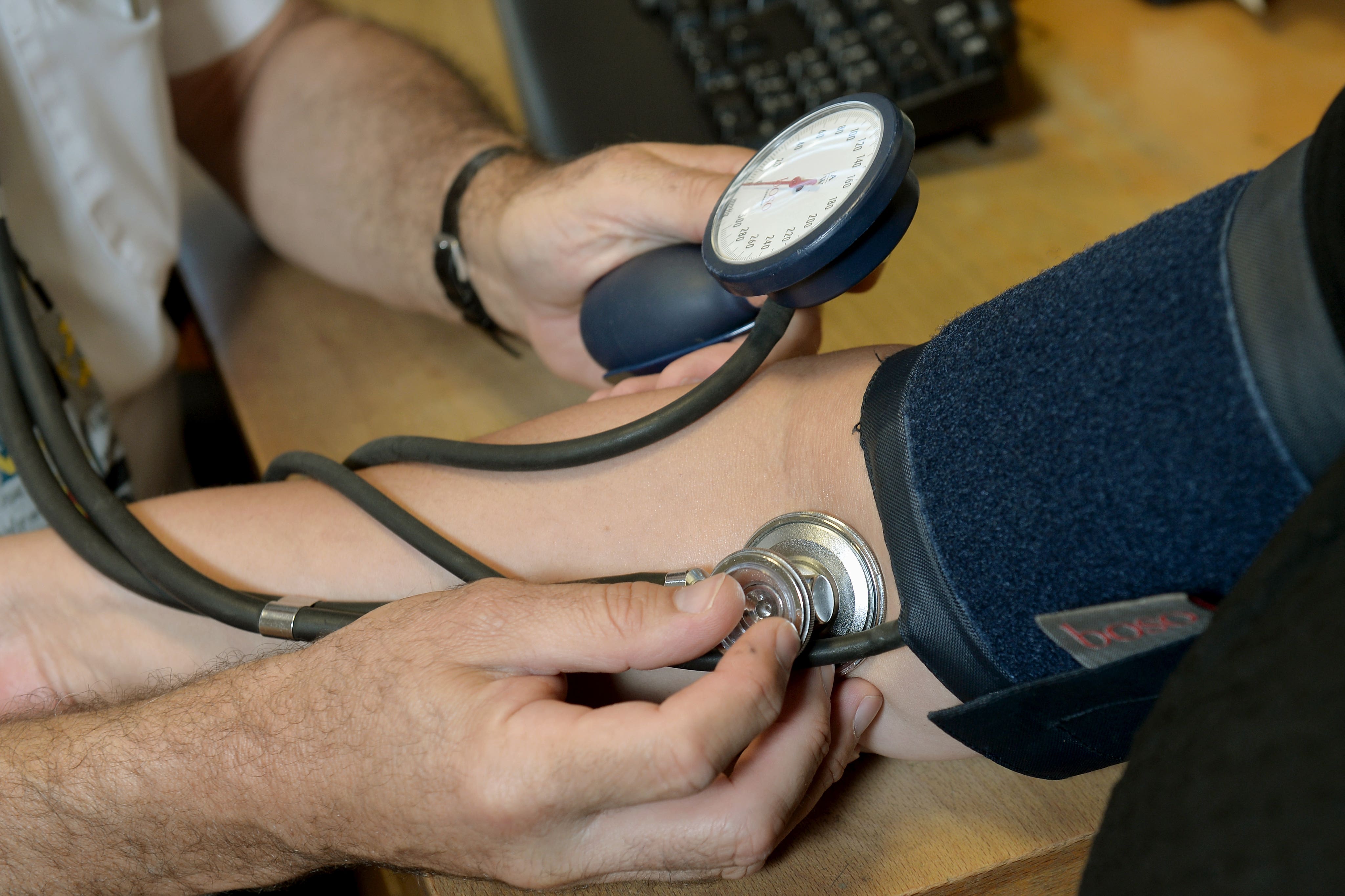 The number of four-week waits for GP appointments in England is rising, new figures suggest (PA)