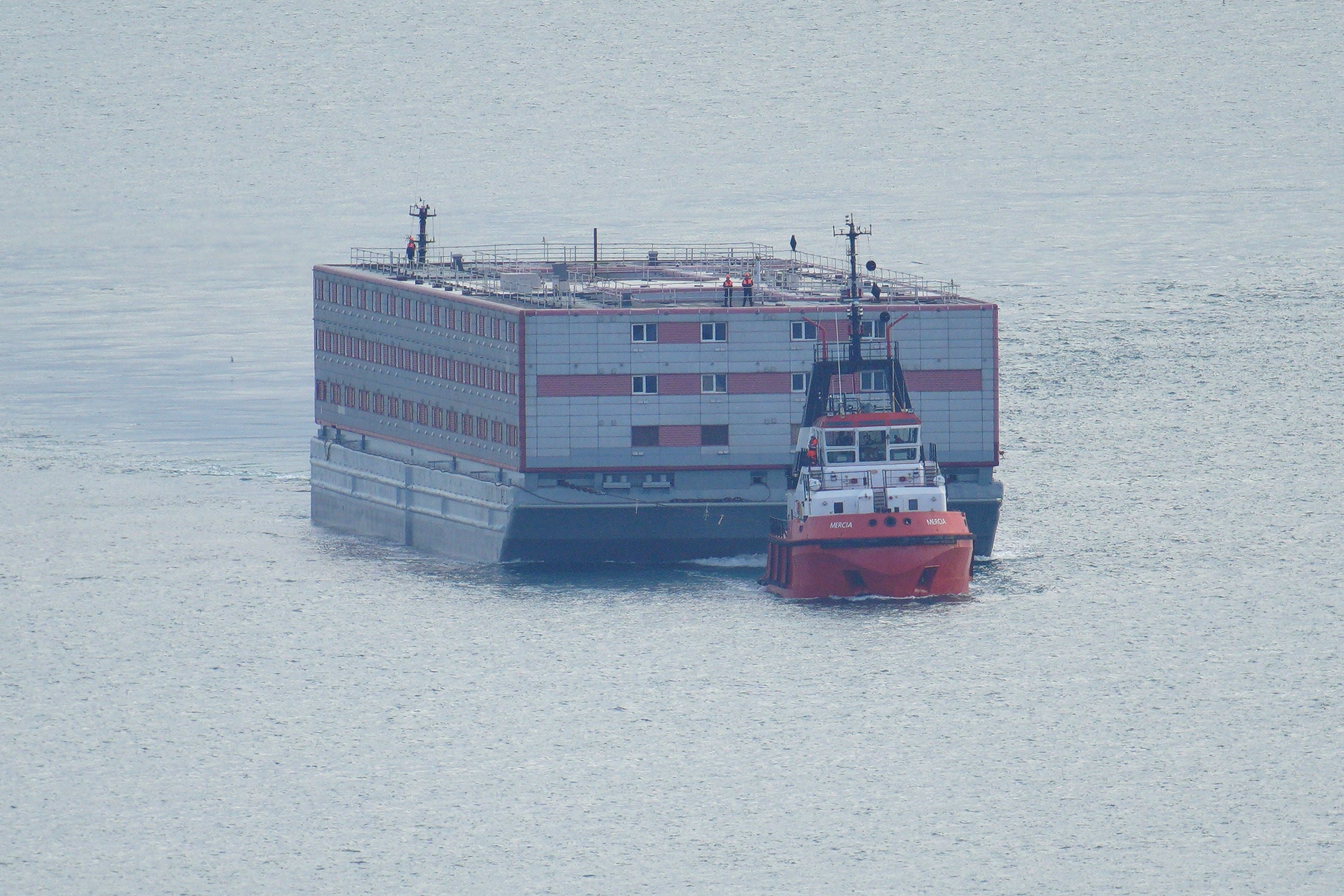 The first asylum seekers are expected to board the Bibby Stockholm later this month