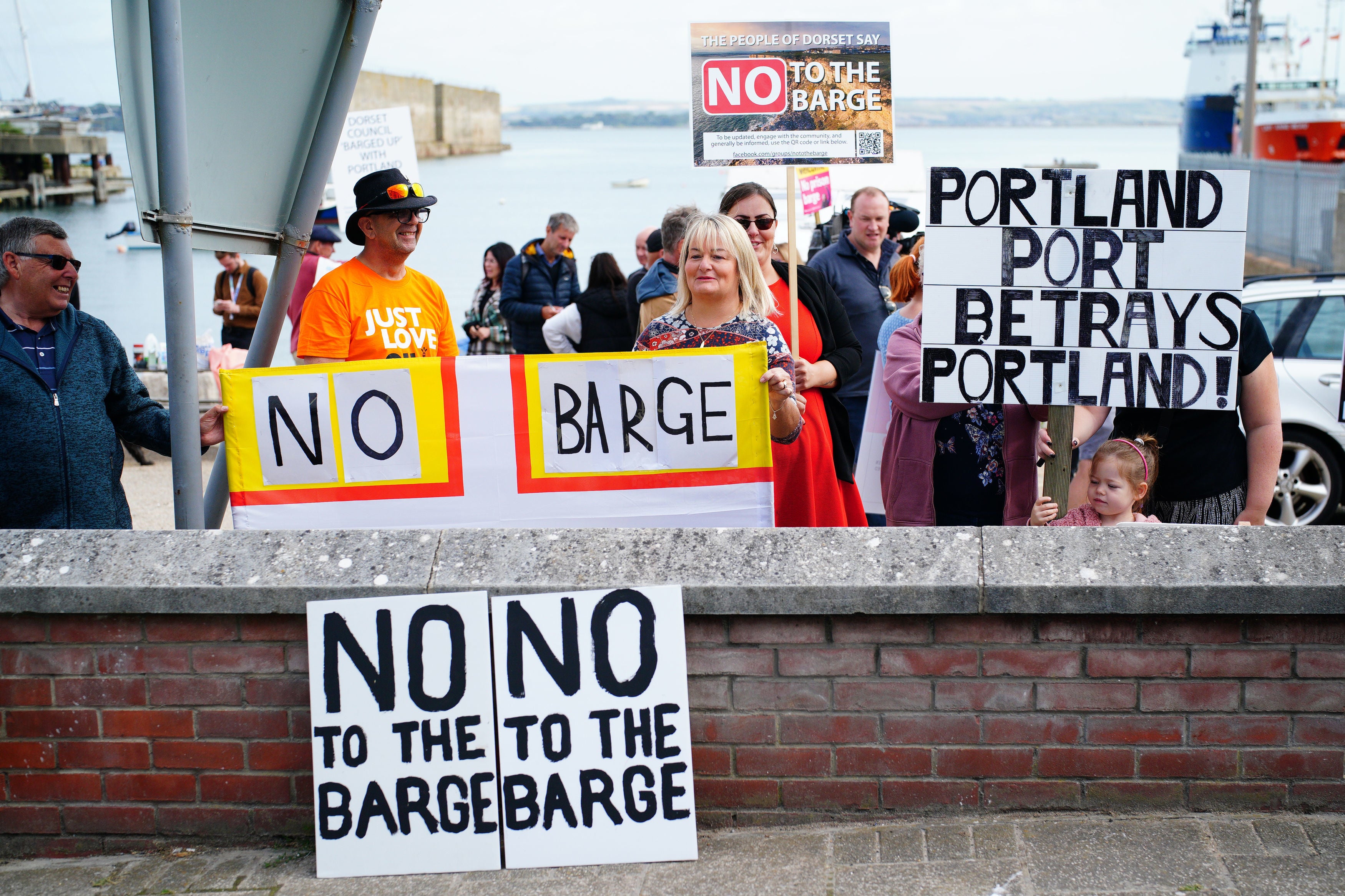 The barge is due to house 500 migrants