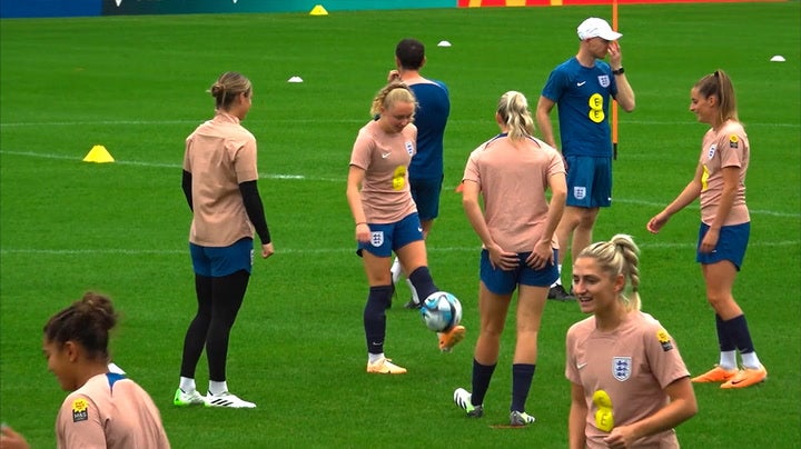 The Lionesses train in Brisbane