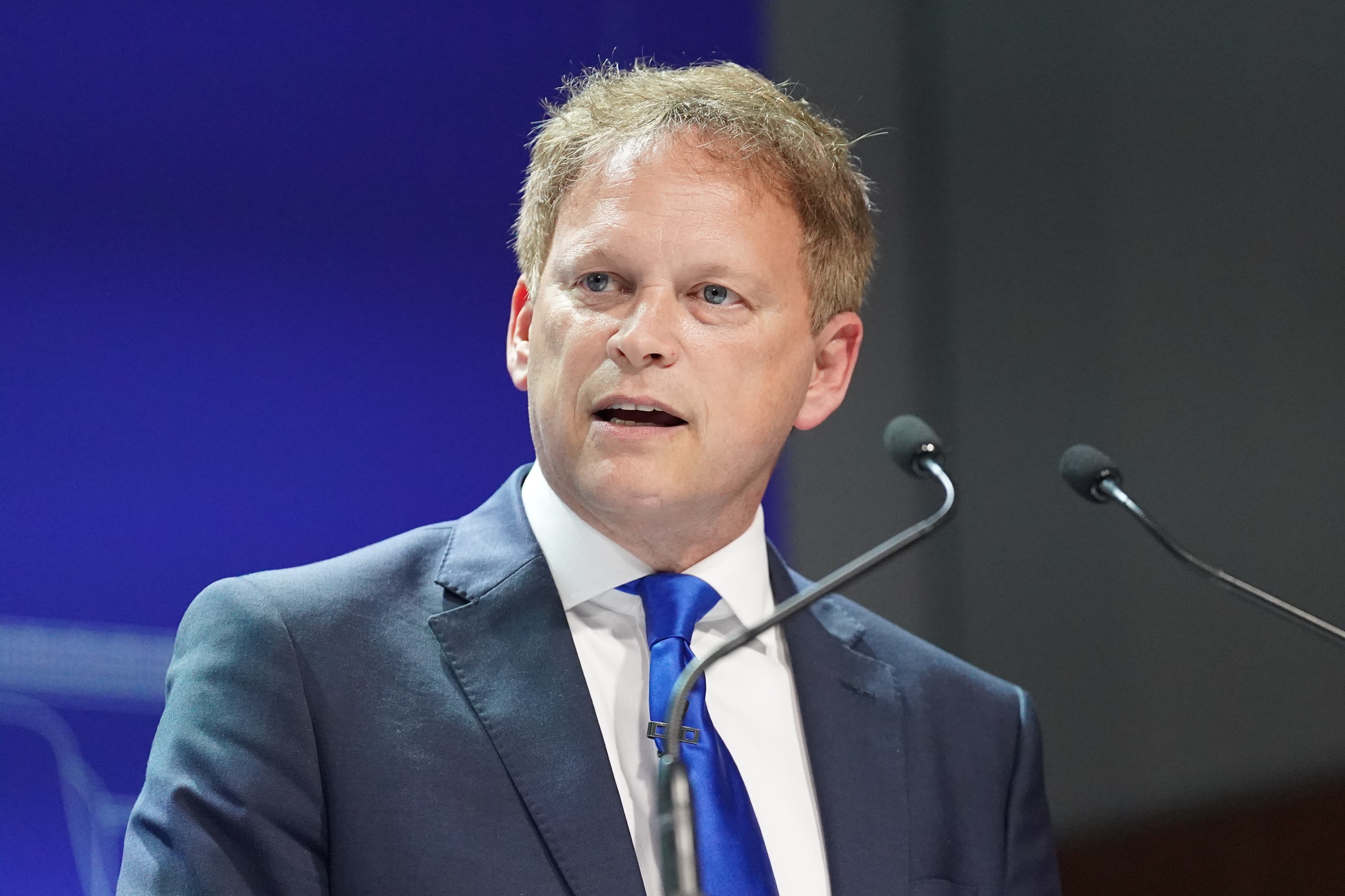 Grant Shapps revealed plans to build more nuclear reactors (Stefan Rousseau/PA)