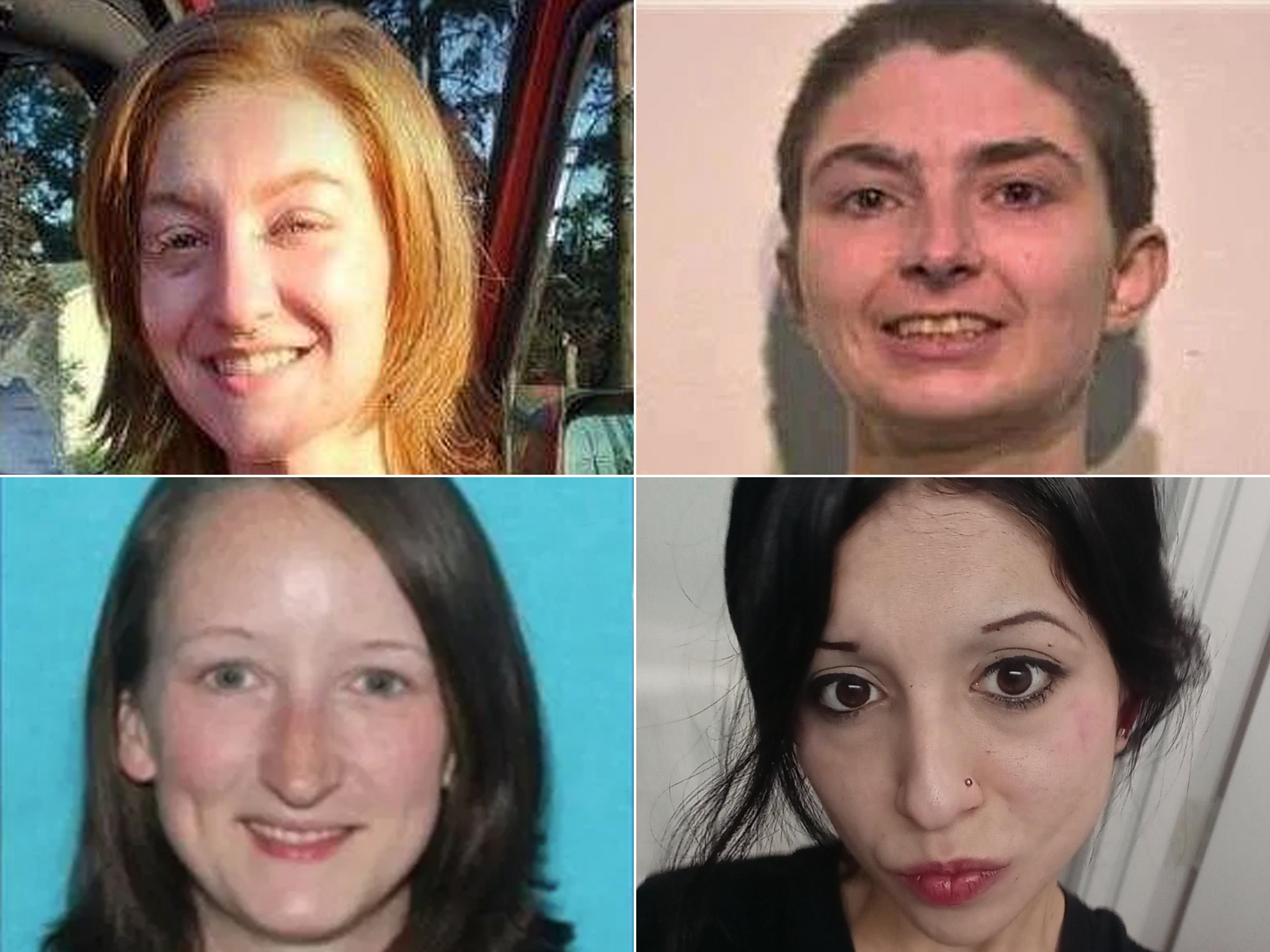 The four women were found between February and May this year