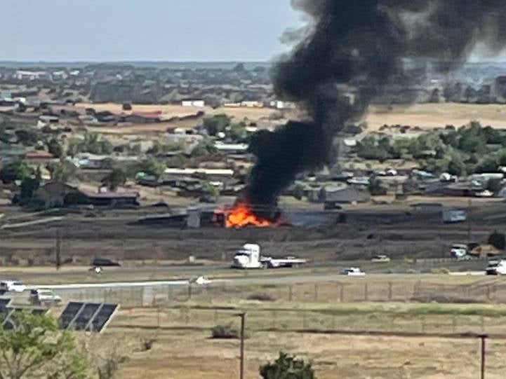 At least one dead as plane crashes into house in Santa Fe, New Mexico