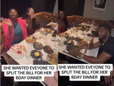 Their dinner cost $4,600. So who should pay the bill?