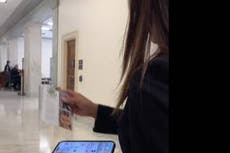 Lauren Boebert filmed throwing away pamphlet honouring child killed at Uvalde shooting