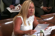 Marjorie Taylor Greene accidentally refers to ‘Israel’s apartheid wall’ in speech praising barriers