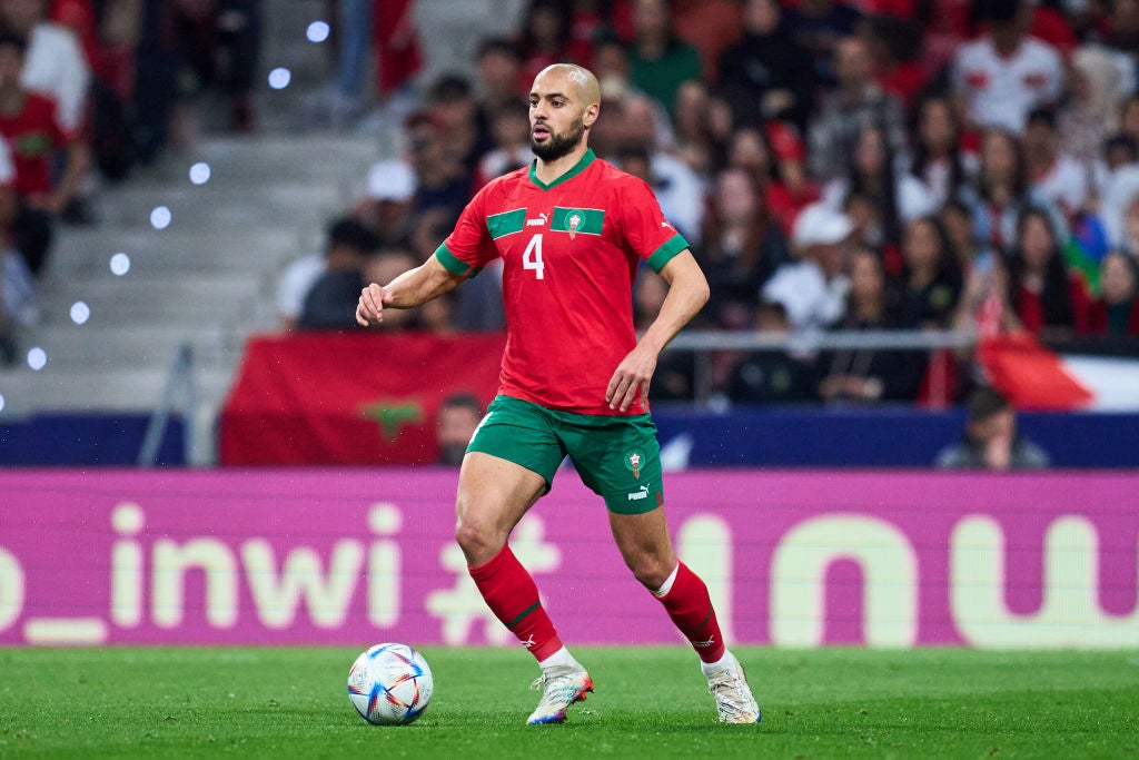 Amrabat shone for Morocco at the World Cup