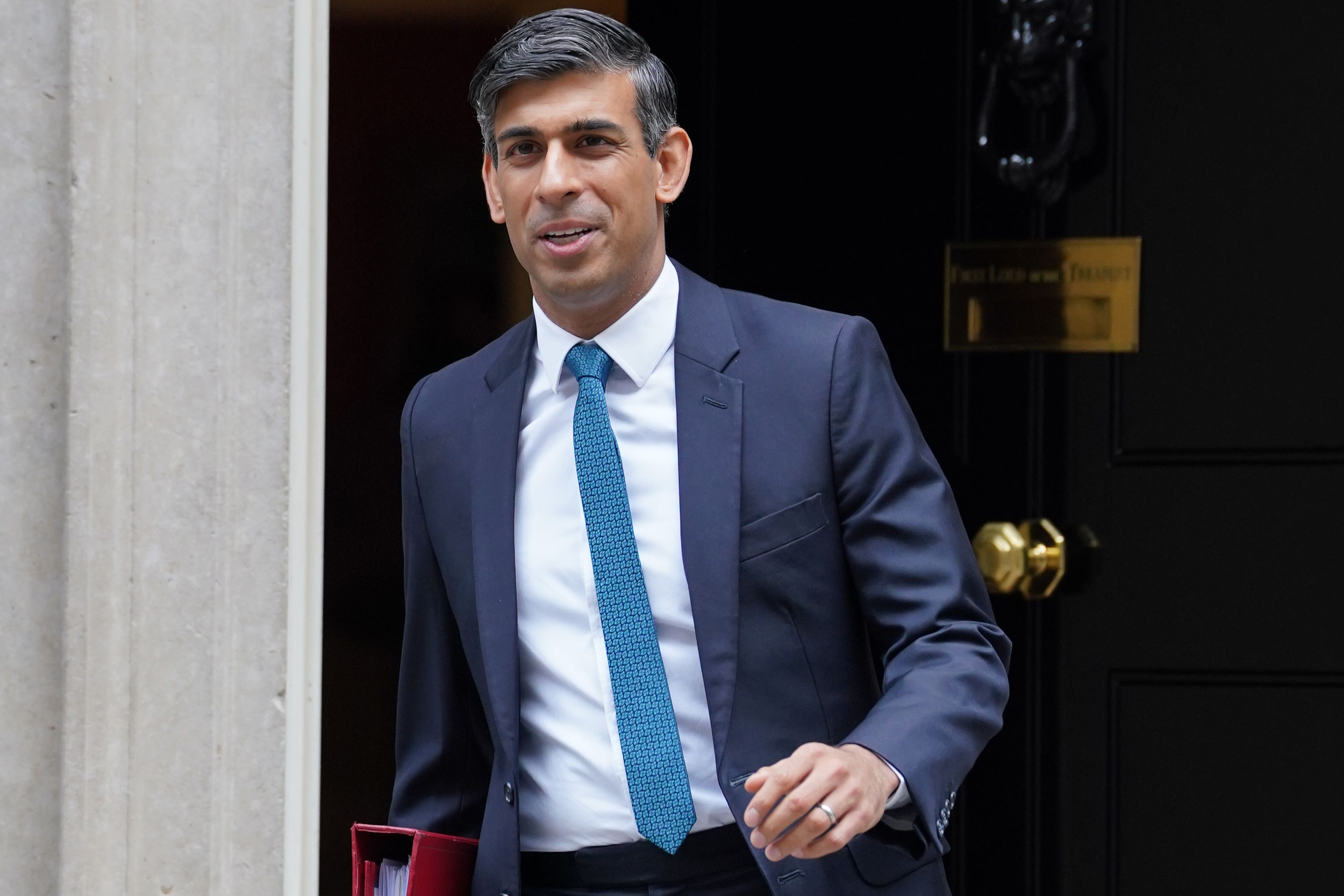 Rishi Sunak suggested the Labour leader was taking inspiration from Extinction Rebellion and Just Stop Oil activists (Lucy North/PA)