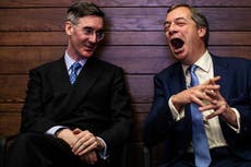 Jacob Rees-Mogg raises Nigel Farage’s bank issues at PMQs: ‘Members of the opposition deserve a bank account’