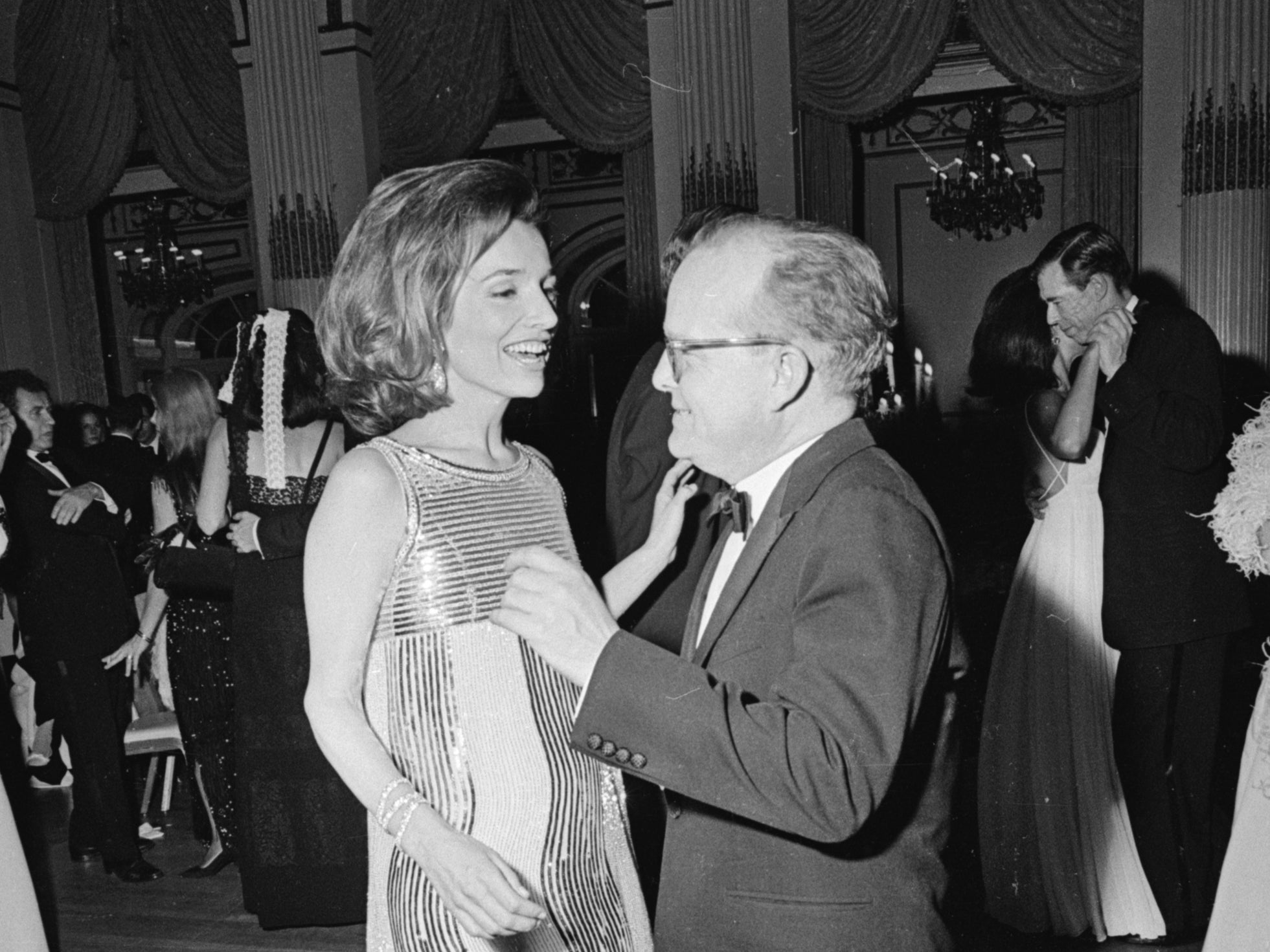 Truman Capote dancing with Jackie Kennedy’s sister, Princess Lee Radziwill