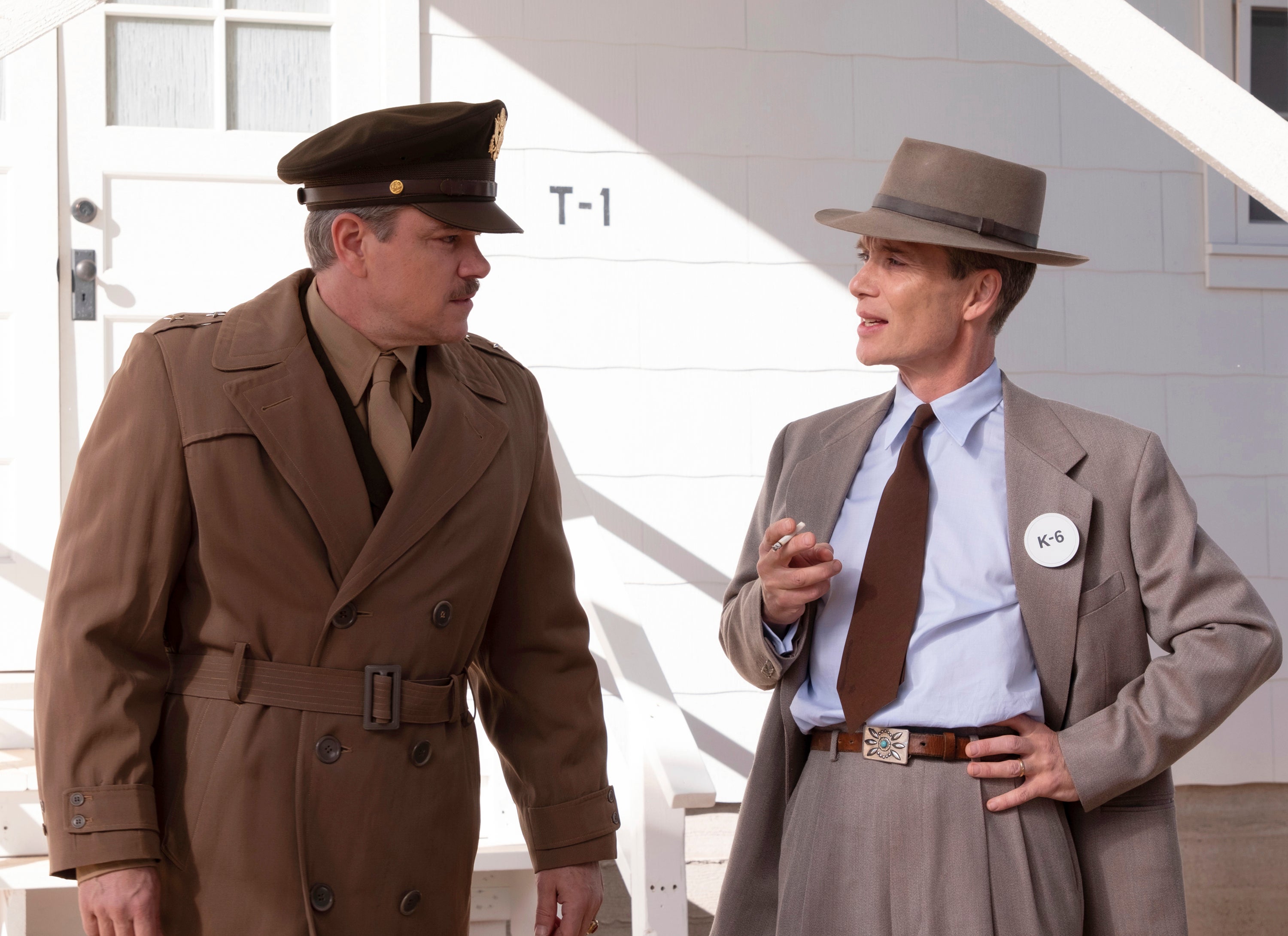 Matt Damon and Cillian Murphy in ‘Oppenheimer’