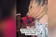 Viral $4,600 dinner bill video divides internet over check splitting etiquette