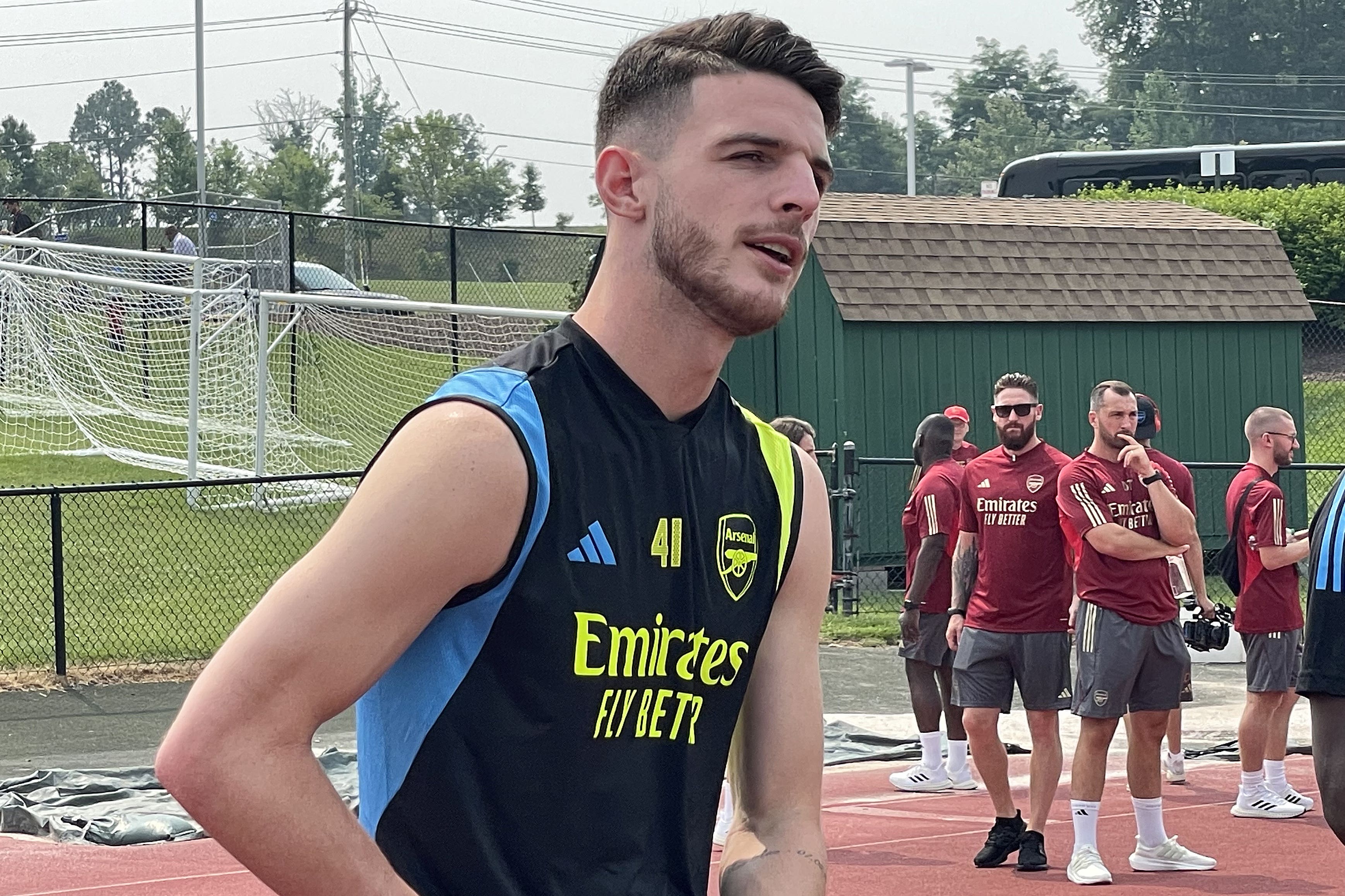 Declan Rice has joined Arsenal from West Ham (Simon Peach/PA)