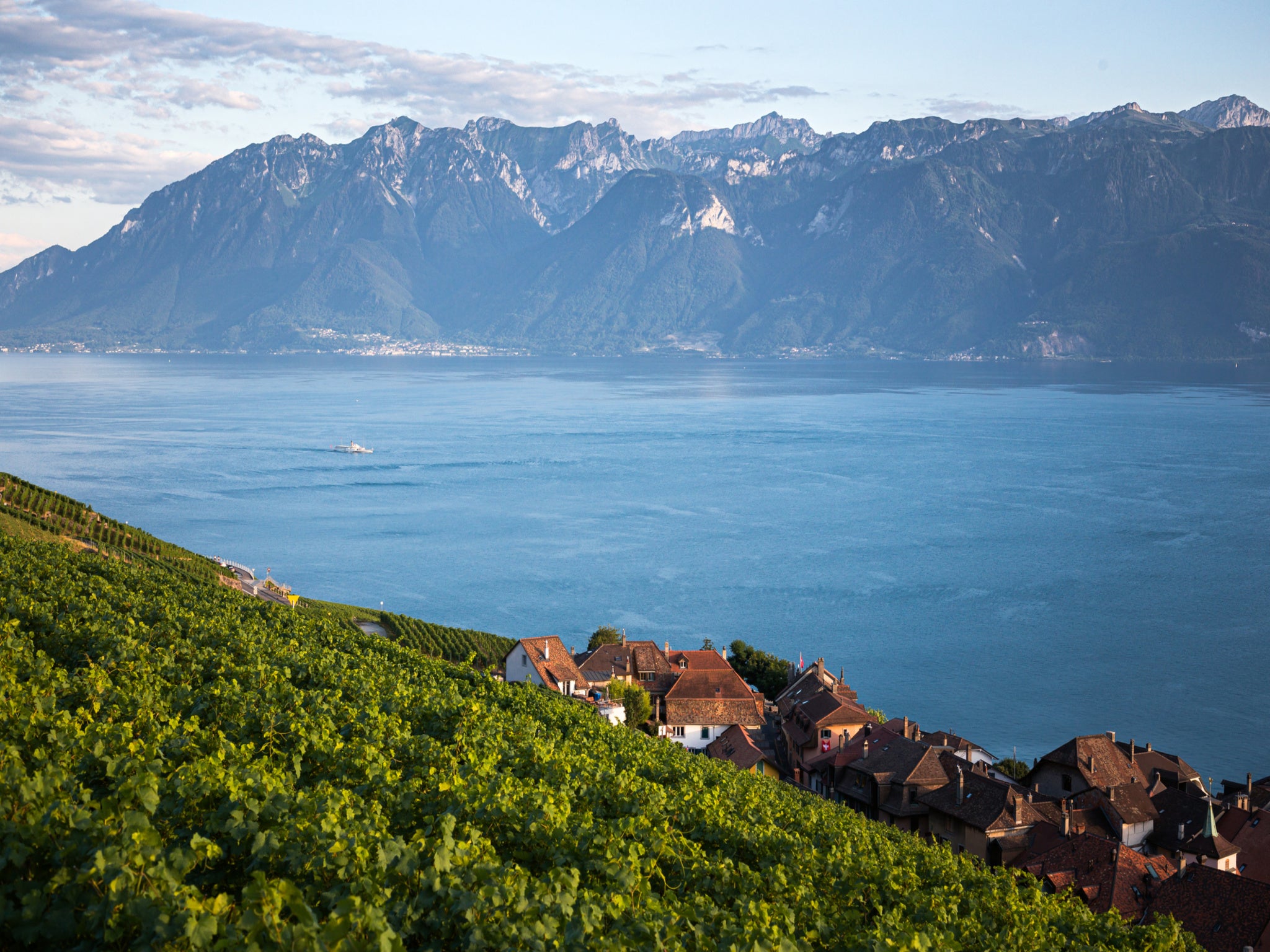 Montreux’s landscape is packed with vineyards