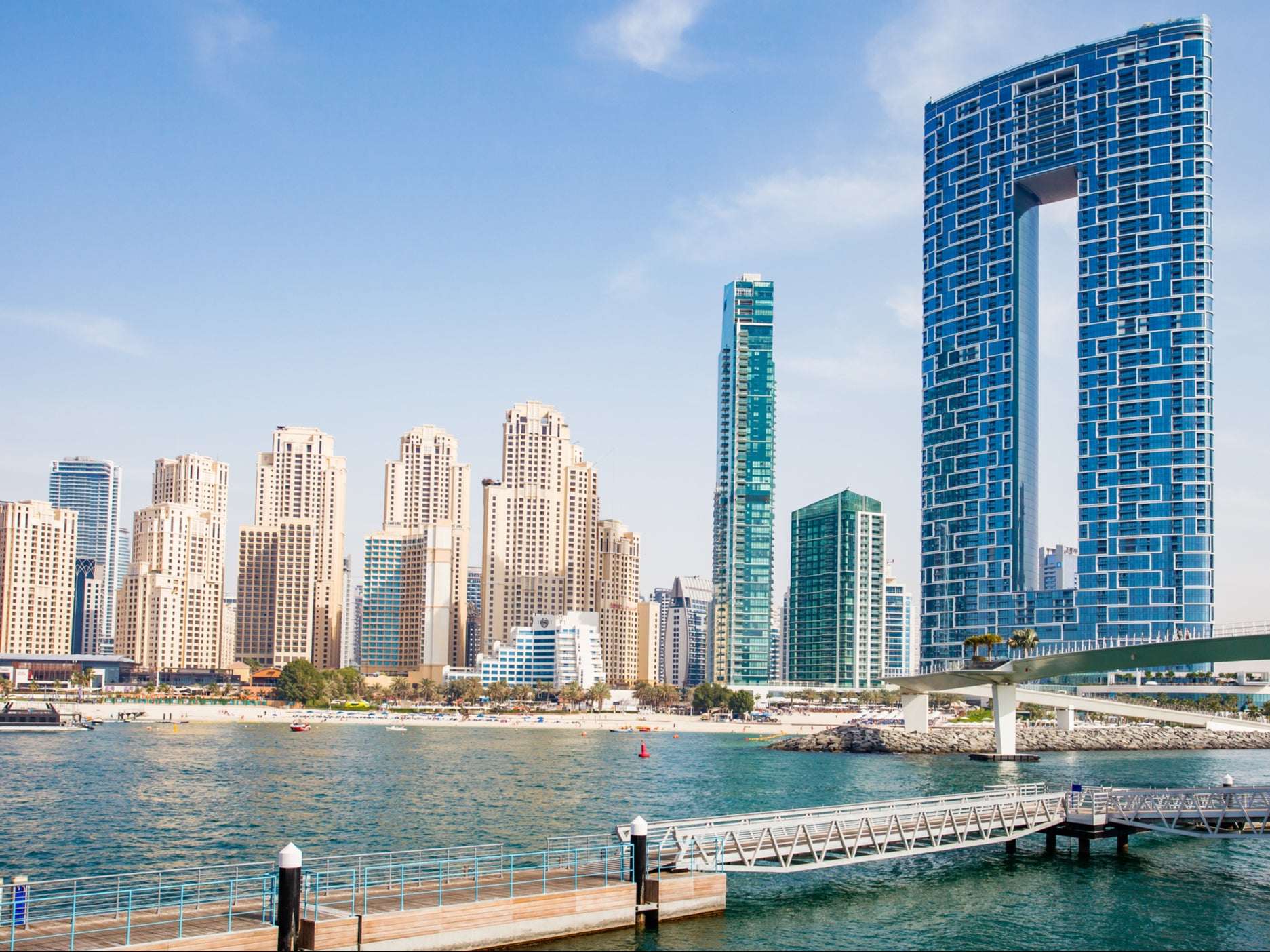 Hilton’s Dubai Jumeirah hotel overlooks Jumeirah Beach