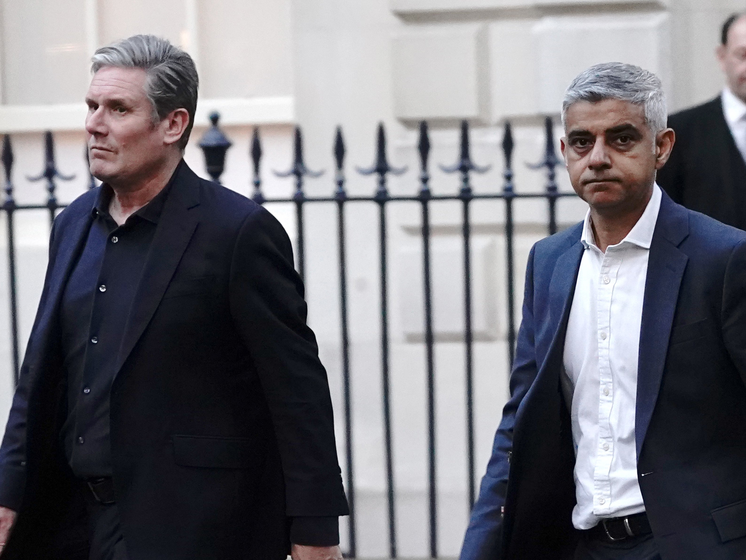 Keir Starmer and London mayor Sadiq Khan at odds over Ulez