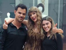 Taylor Lautner says he was never worried about introducing wife Taylor Dome to ex Taylor Swift 