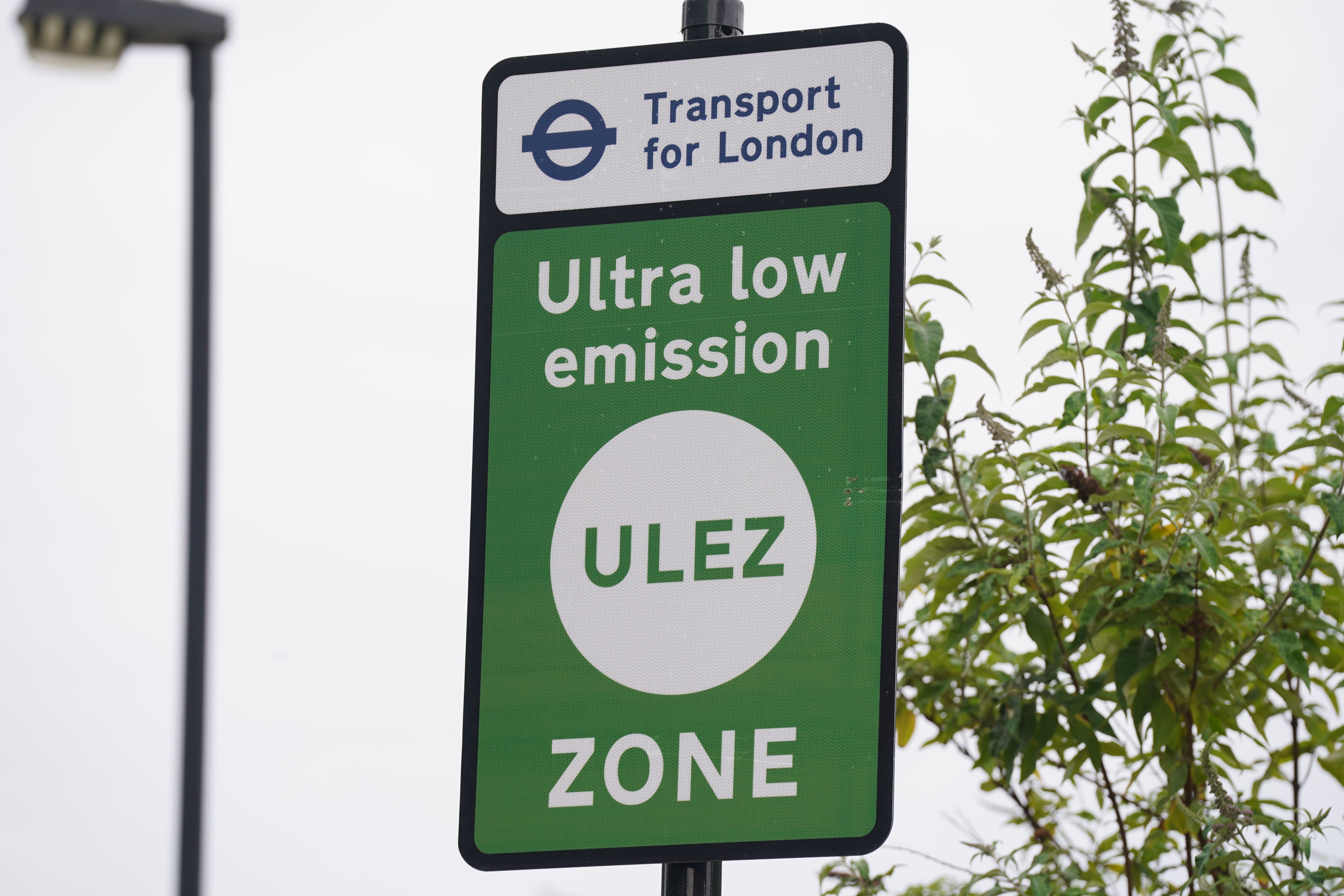 London Mayor Sadiq Khan plans to expand the Ulez boundary to include all London boroughs from August 29 but faces a legal challenge in the High Court (Lucy North/PA)