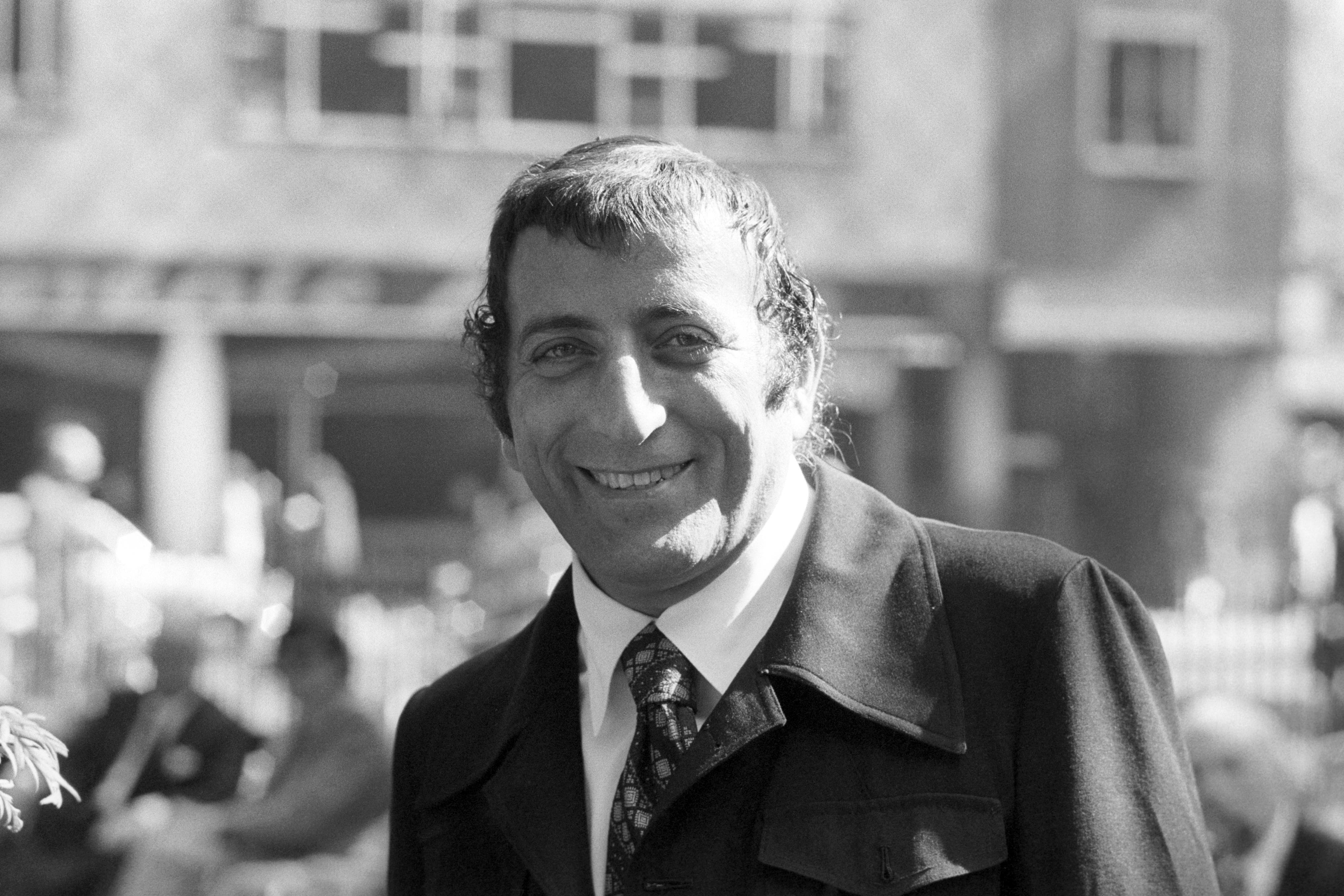 US singer Tony Bennett ahead of a 19-day UK tour in 1971 (Archive/PA)