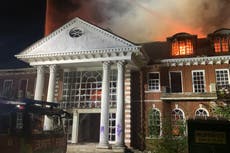 Derelict mansion on London’s ‘Billionaires’ Row’ destroyed in huge blaze