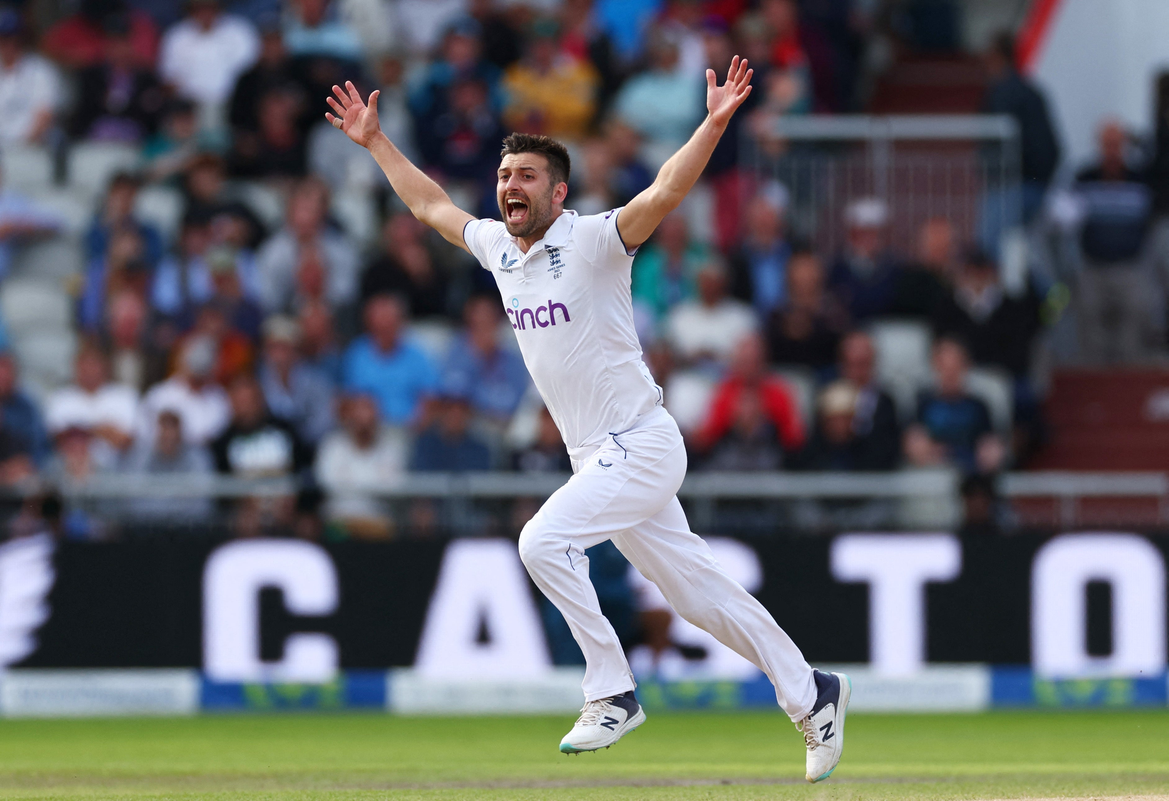 Mark Wood took three late wickets to help England close in on victory