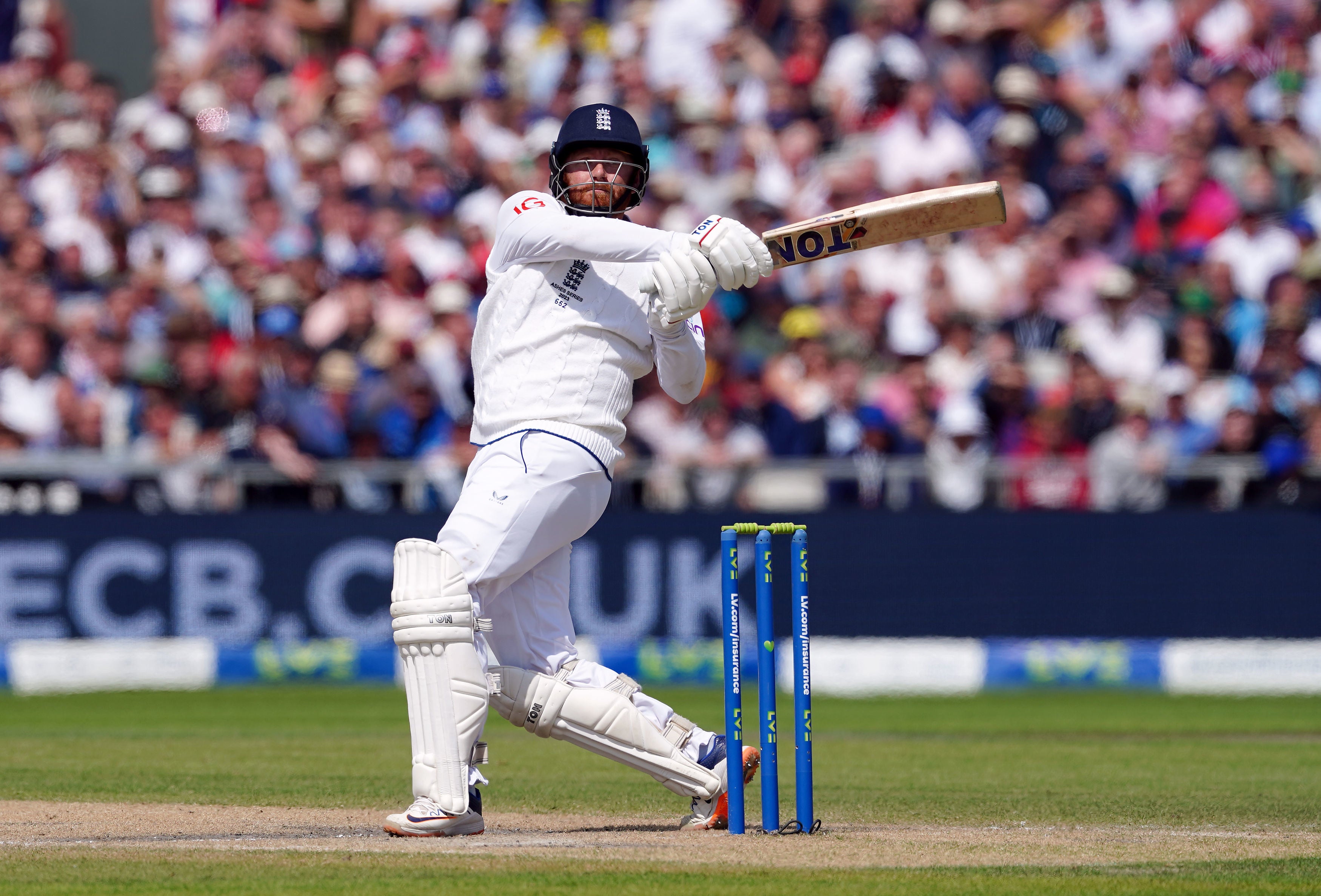 Bairstow was left one run short of a deserved century having delighted the crowd with his aggressive batting