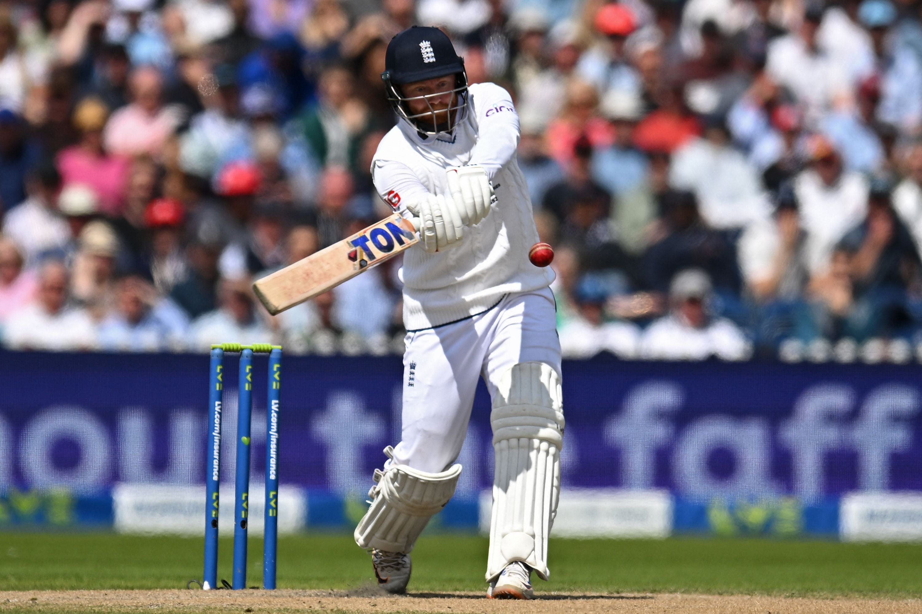 Jonny Bairstow was left stranded on 99 after a wonderful knock on day three of the Fourth Test