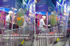 Megan Fox shoved into a fence as security steps in to block man who allegedly tried to punch Machine Gun Kelly