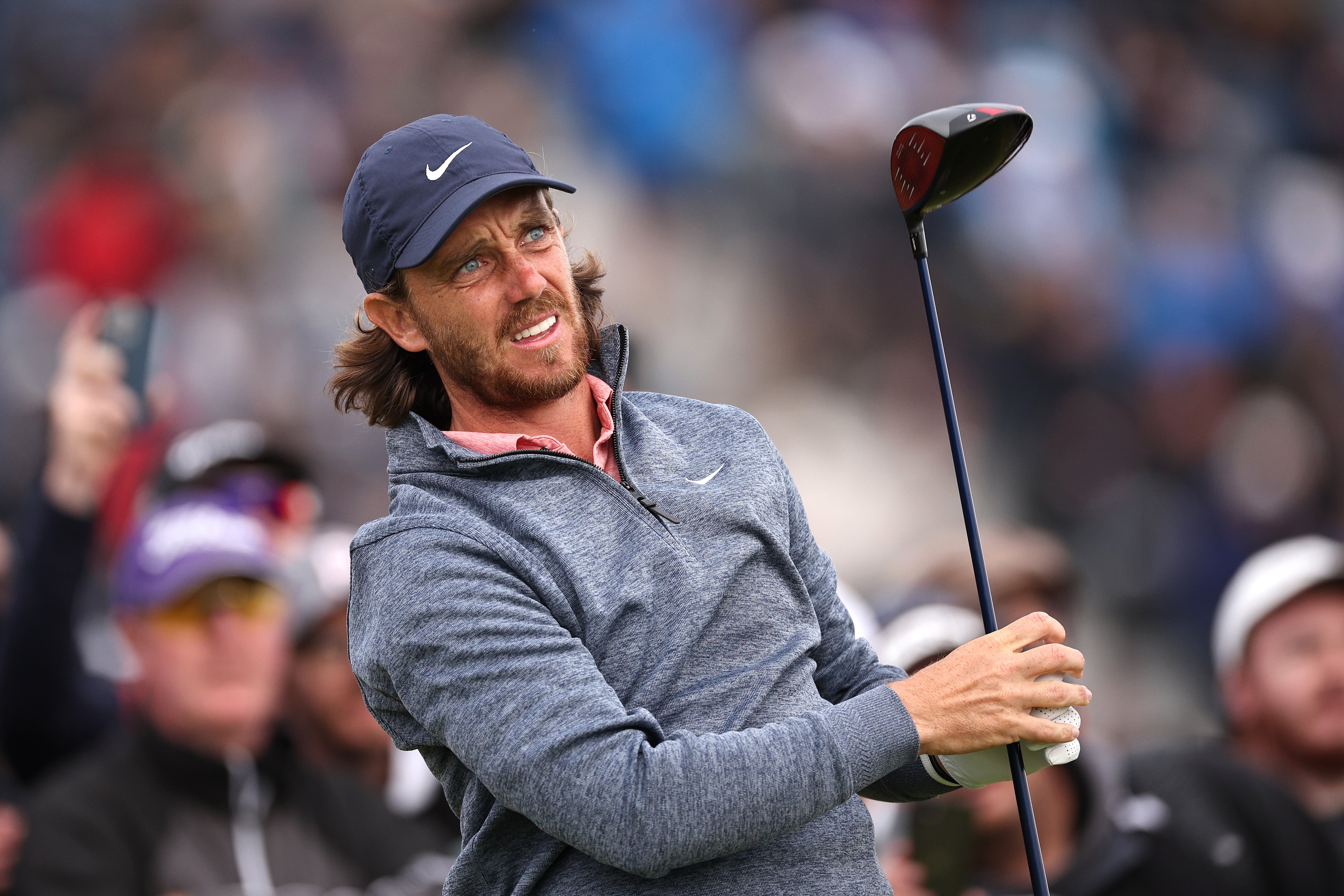 Fleetwood fought hard to stay in contention at the Open