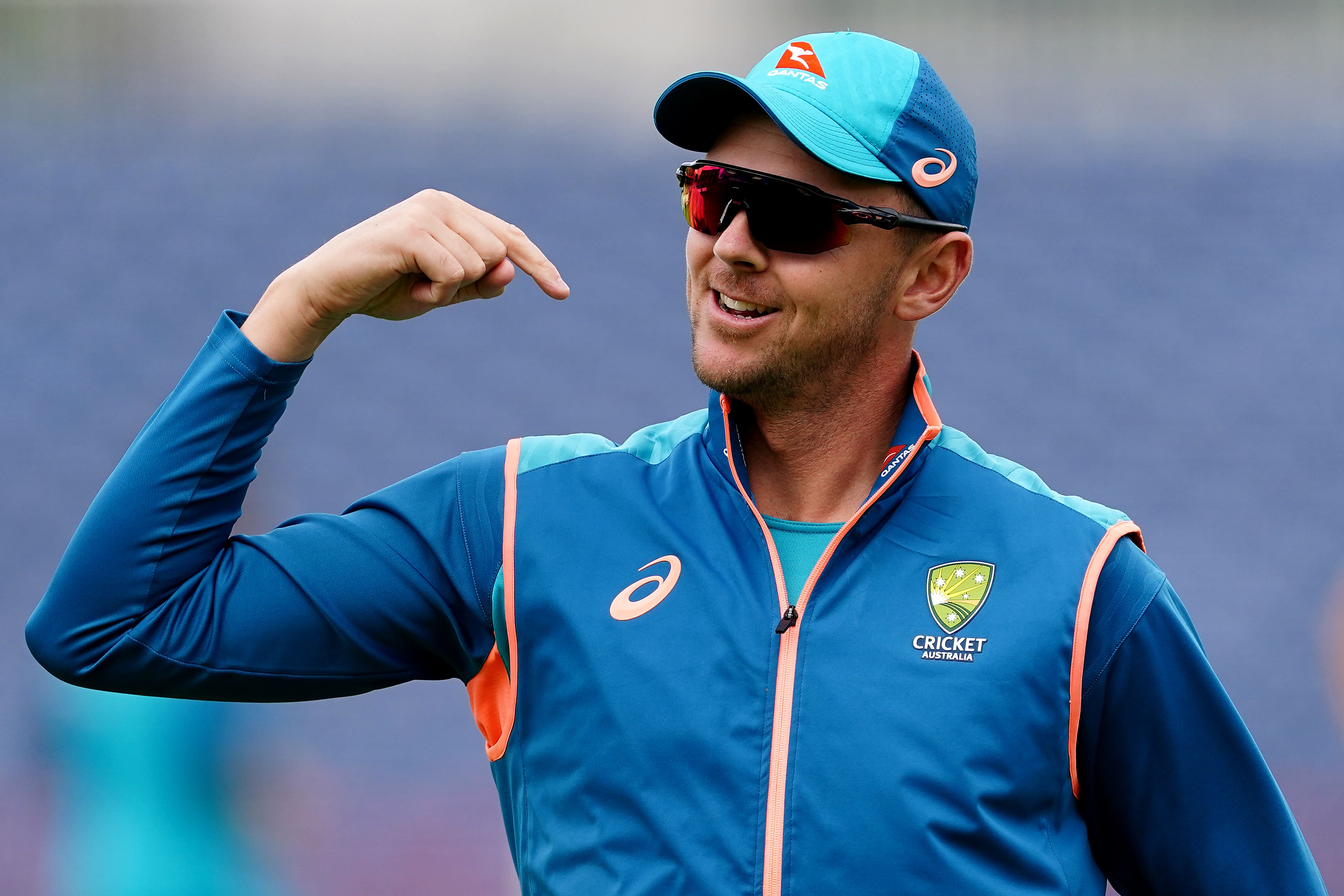 Josh Hazlewood would be happier watching the rain than out on the field (Mike Egerton/PA)