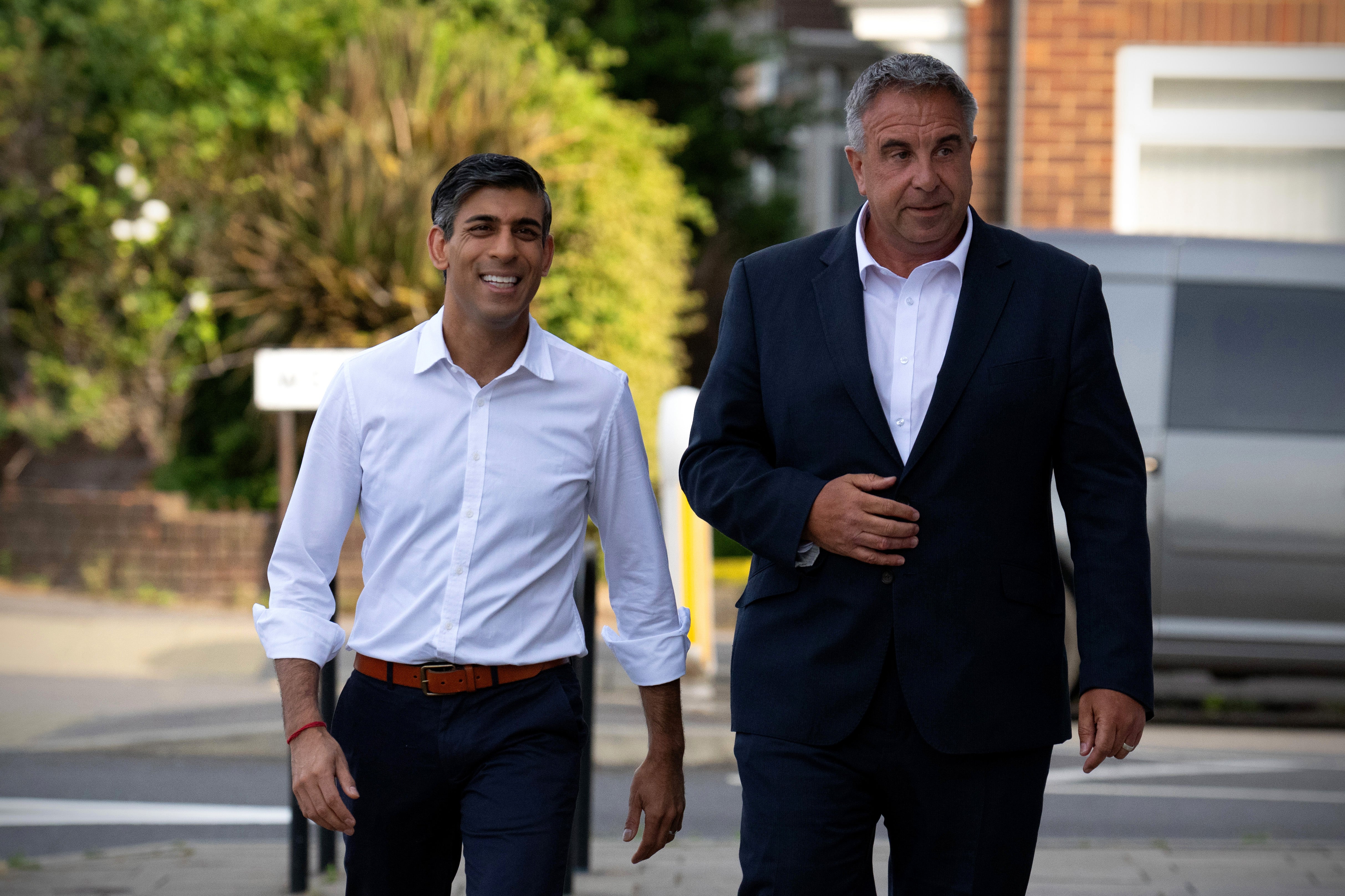 Uxbridge MP Steve Tuckwell with prime minister Rishi Sunak