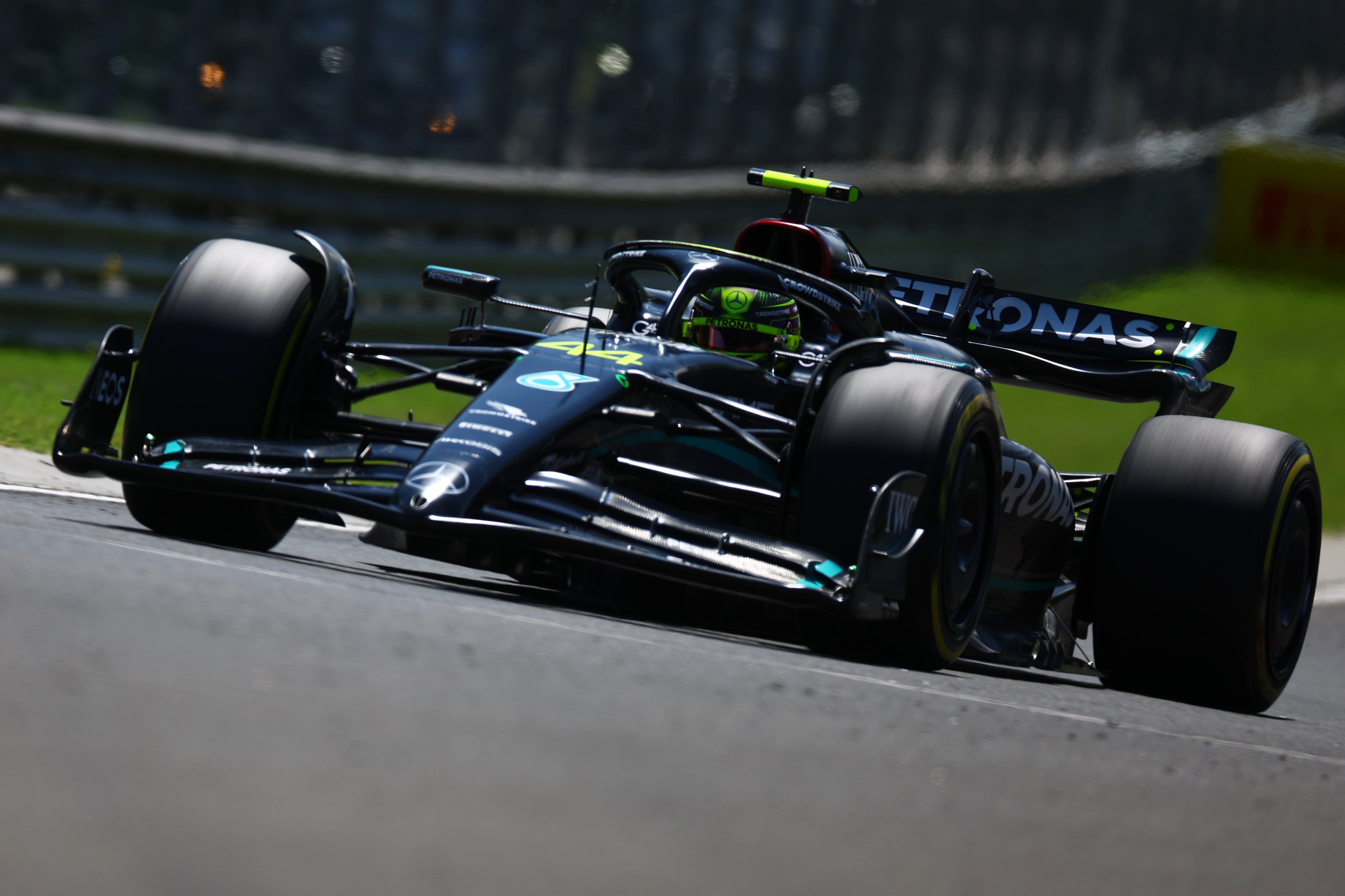 Lewis Hamilton was quickest in FP3