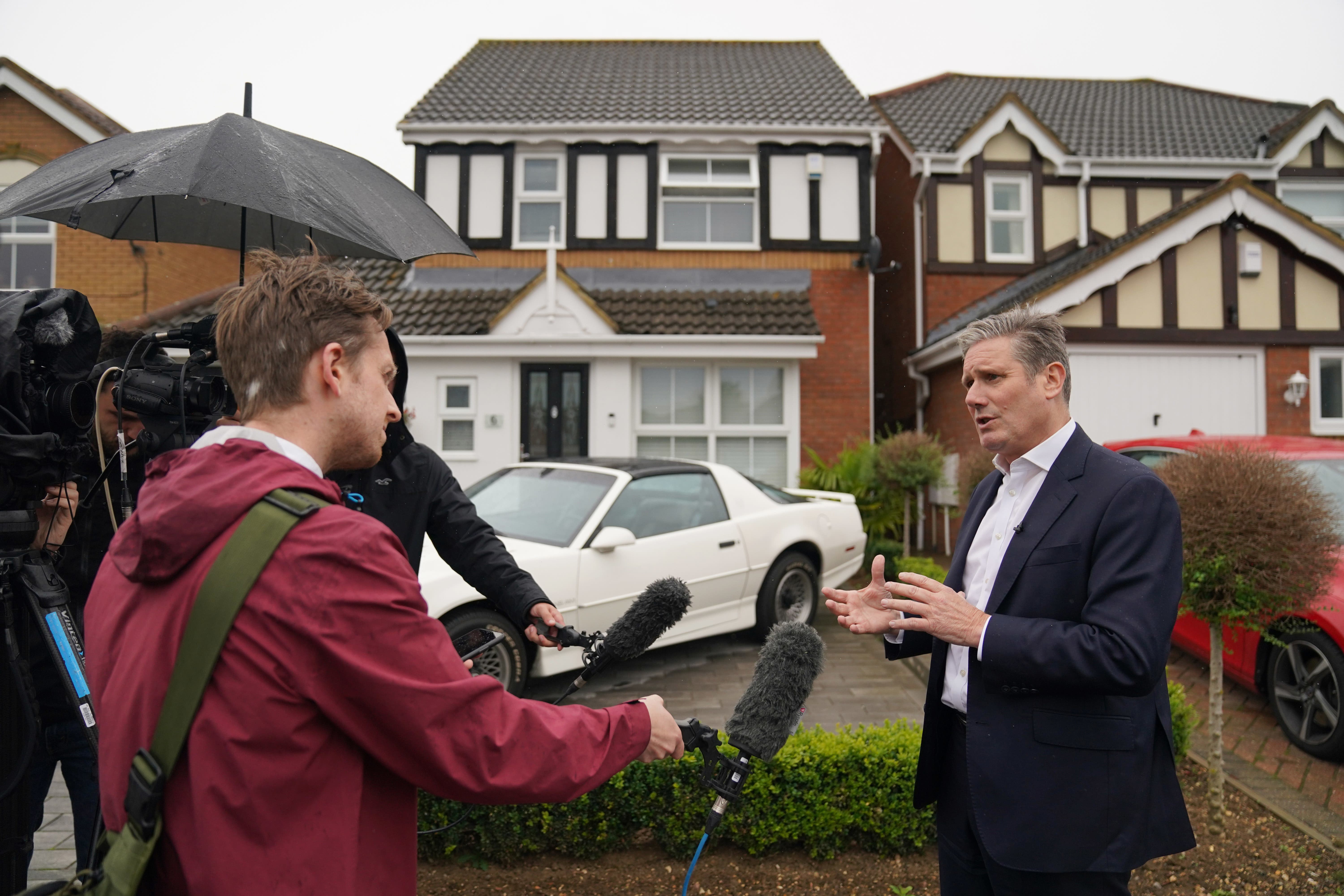 Labour leader Sir Keir Starmer said the party must be disciplined with its policy offer to voters (Jacob King/PA)